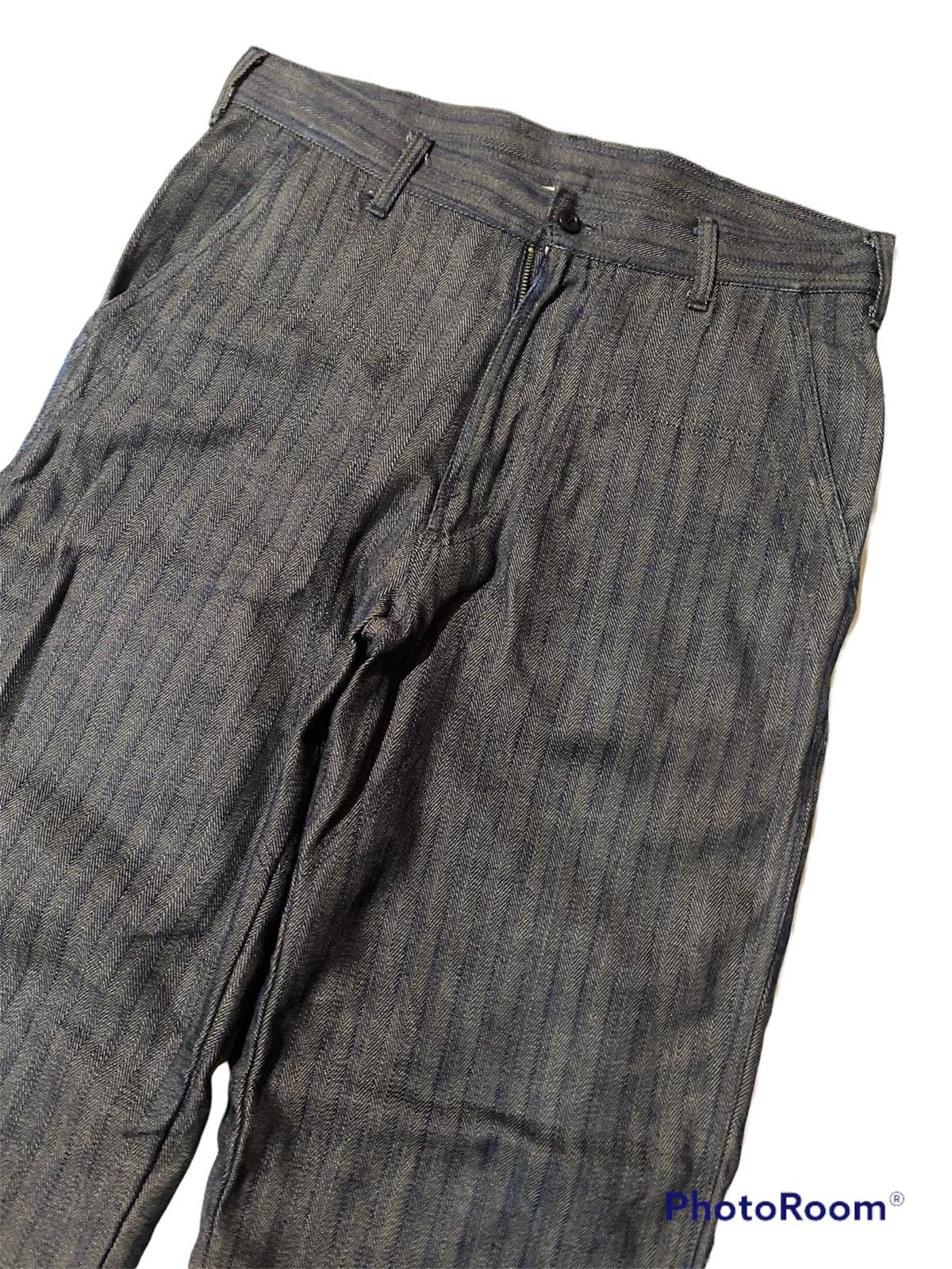 Comme des Garcons Homme Plus 💥Japanese designer GGD Grand Global Stripe Pant Size US 32 / EU 48 - 3 Thumbnail