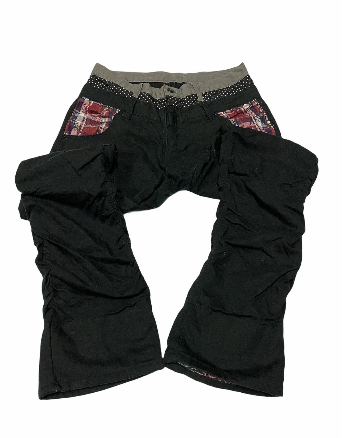 If Six Was Nine Japanese Brand Double Waist Pant Size US 31 - 7 Thumbnail