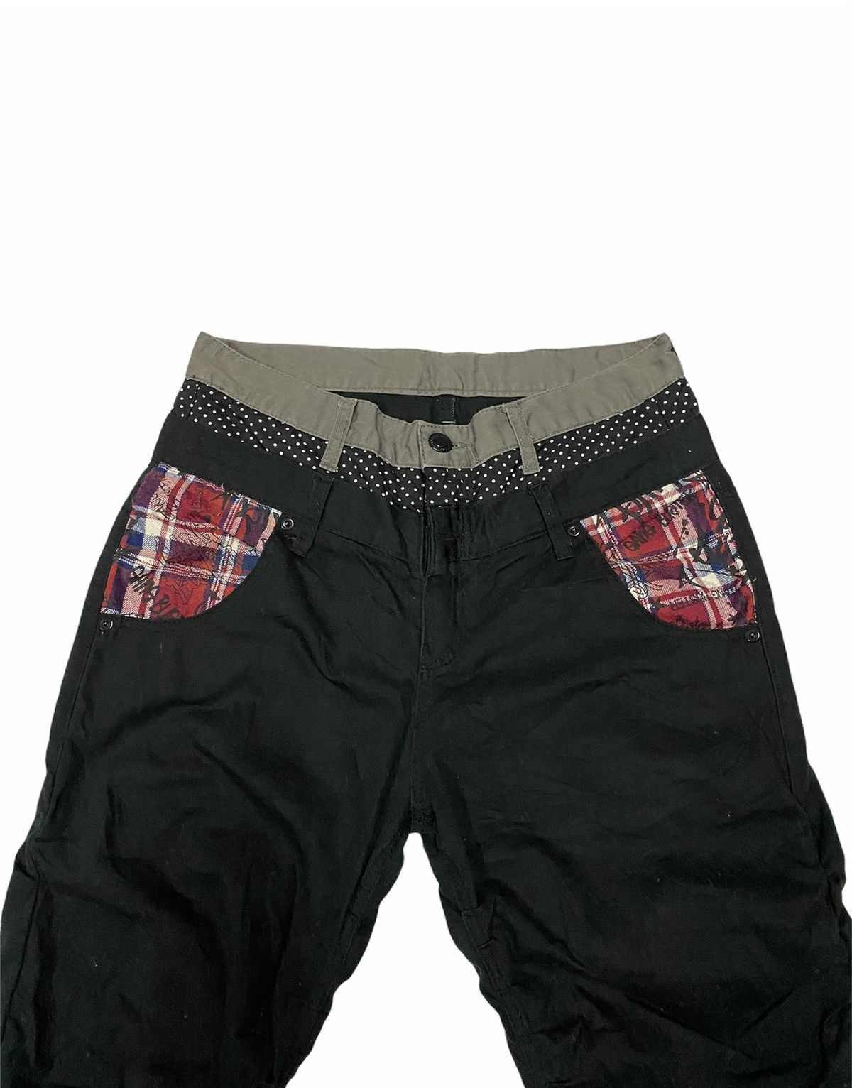 If Six Was Nine Japanese Brand Double Waist Pant Size US 31 - 5 Thumbnail