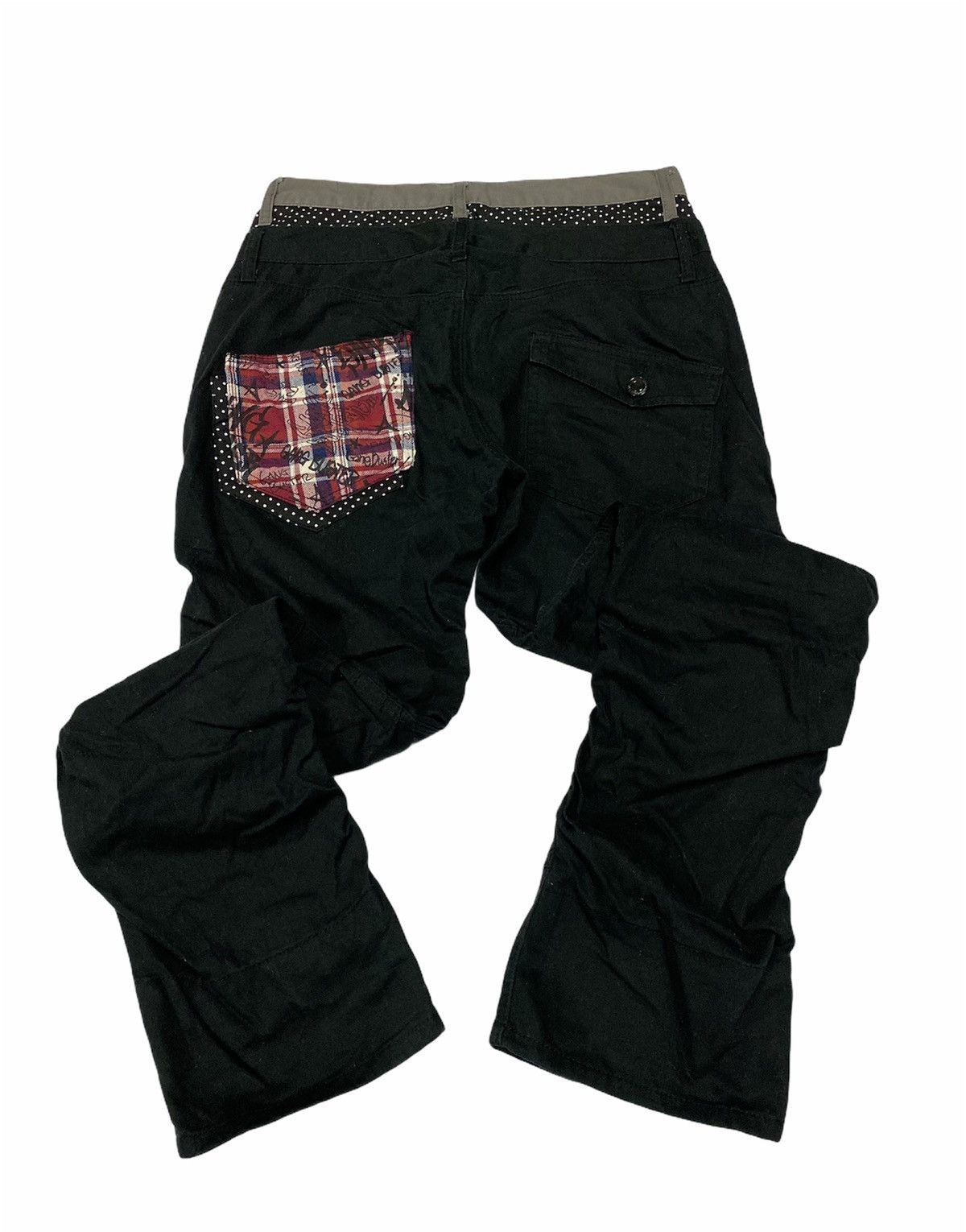 If Six Was Nine Japanese Brand Double Waist Pant Size US 31 - 8 Thumbnail
