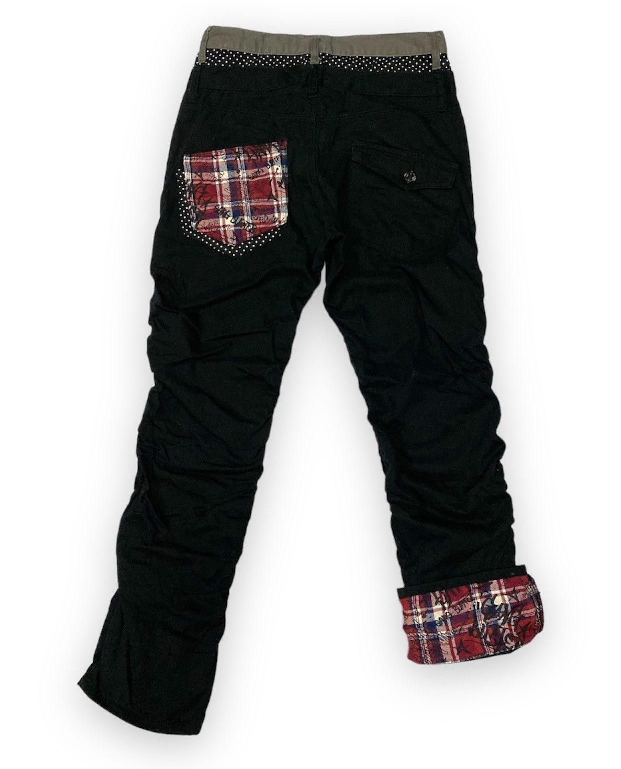 If Six Was Nine Japanese Brand Double Waist Pant Size US 31 - 4 Thumbnail