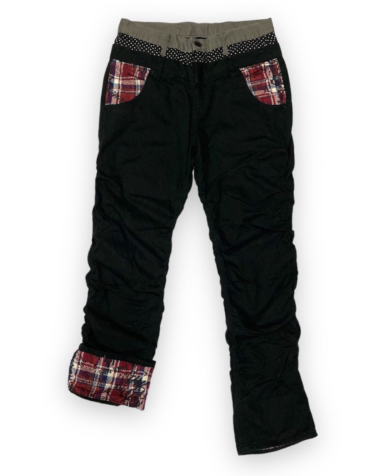 If Six Was Nine Japanese Brand Double Waist Pant Size US 31 - 3 Thumbnail