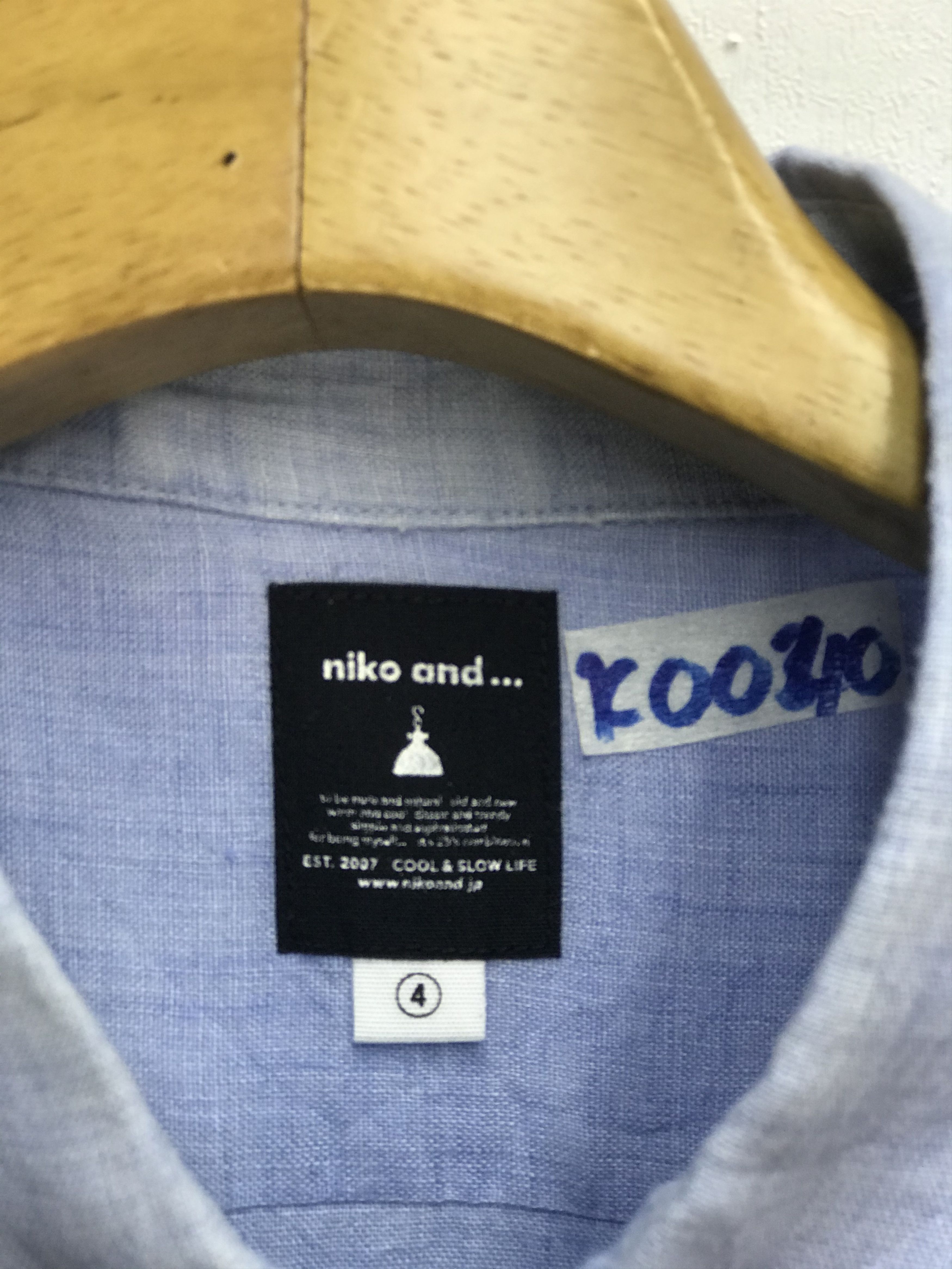 Japanese Brand NIKO AND ...CASUAL LINEN SHIRT Size US L / EU 52-54 / 3 - 3 Thumbnail