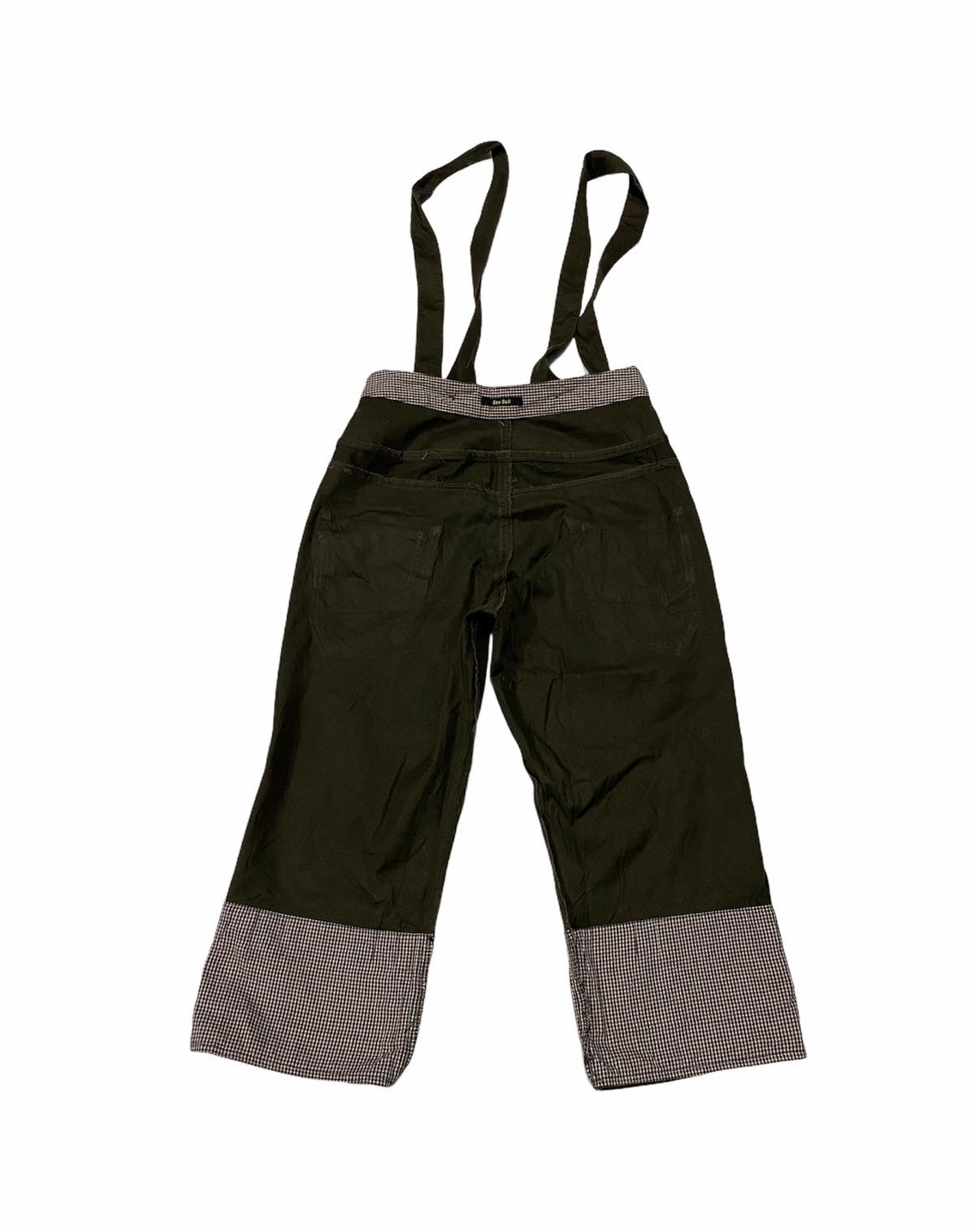 Japanese Brand Bee Bell Japanese Brand Double Waist Cropped Overall Size US 31 - 8 Thumbnail