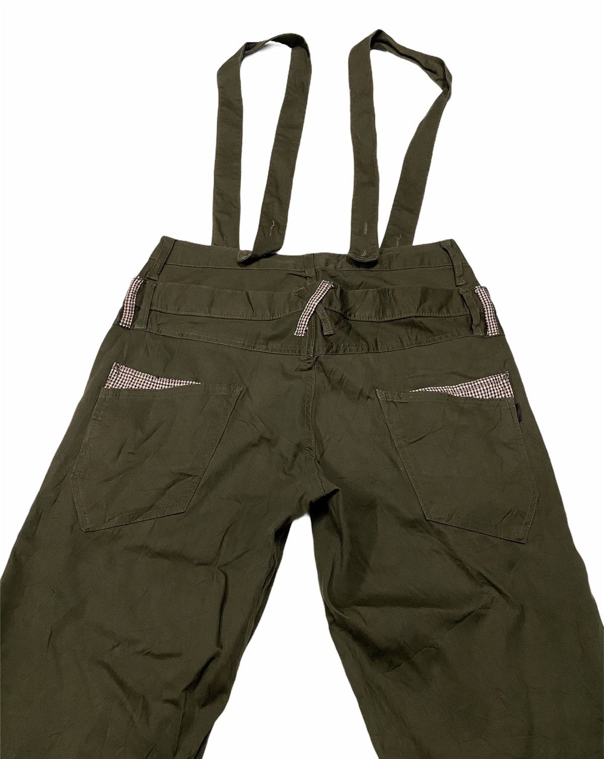 Japanese Brand Bee Bell Japanese Brand Double Waist Cropped Overall Size US 31 - 4 Thumbnail
