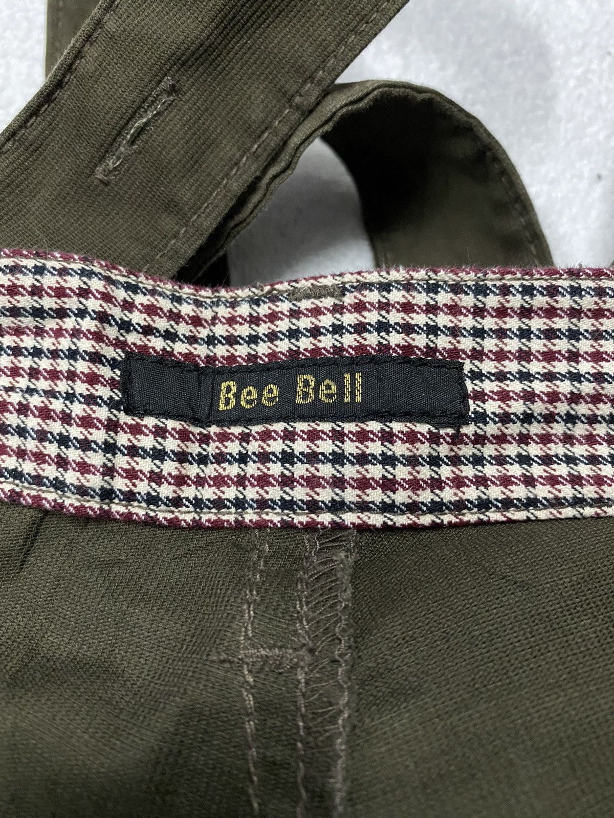 Japanese Brand Bee Bell Japanese Brand Double Waist Cropped Overall Size US 31 - 10 Thumbnail