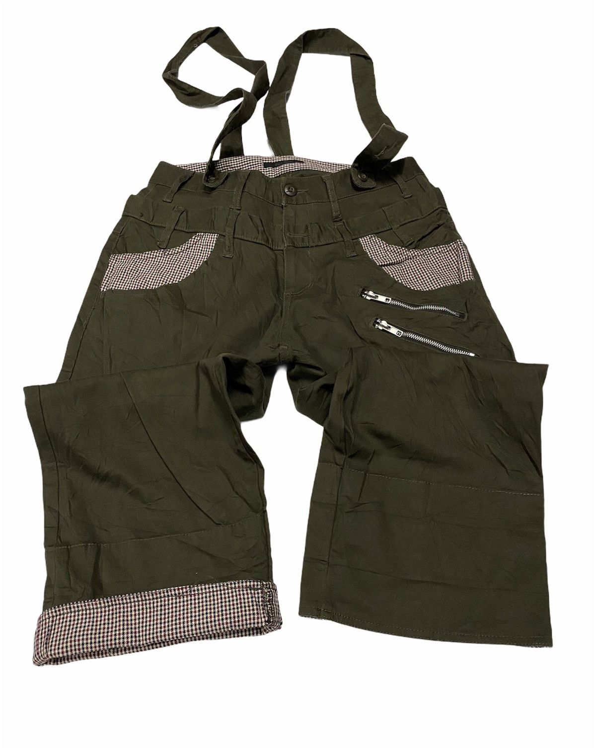 Japanese Brand Bee Bell Japanese Brand Double Waist Cropped Overall Size US 31 - 5 Thumbnail