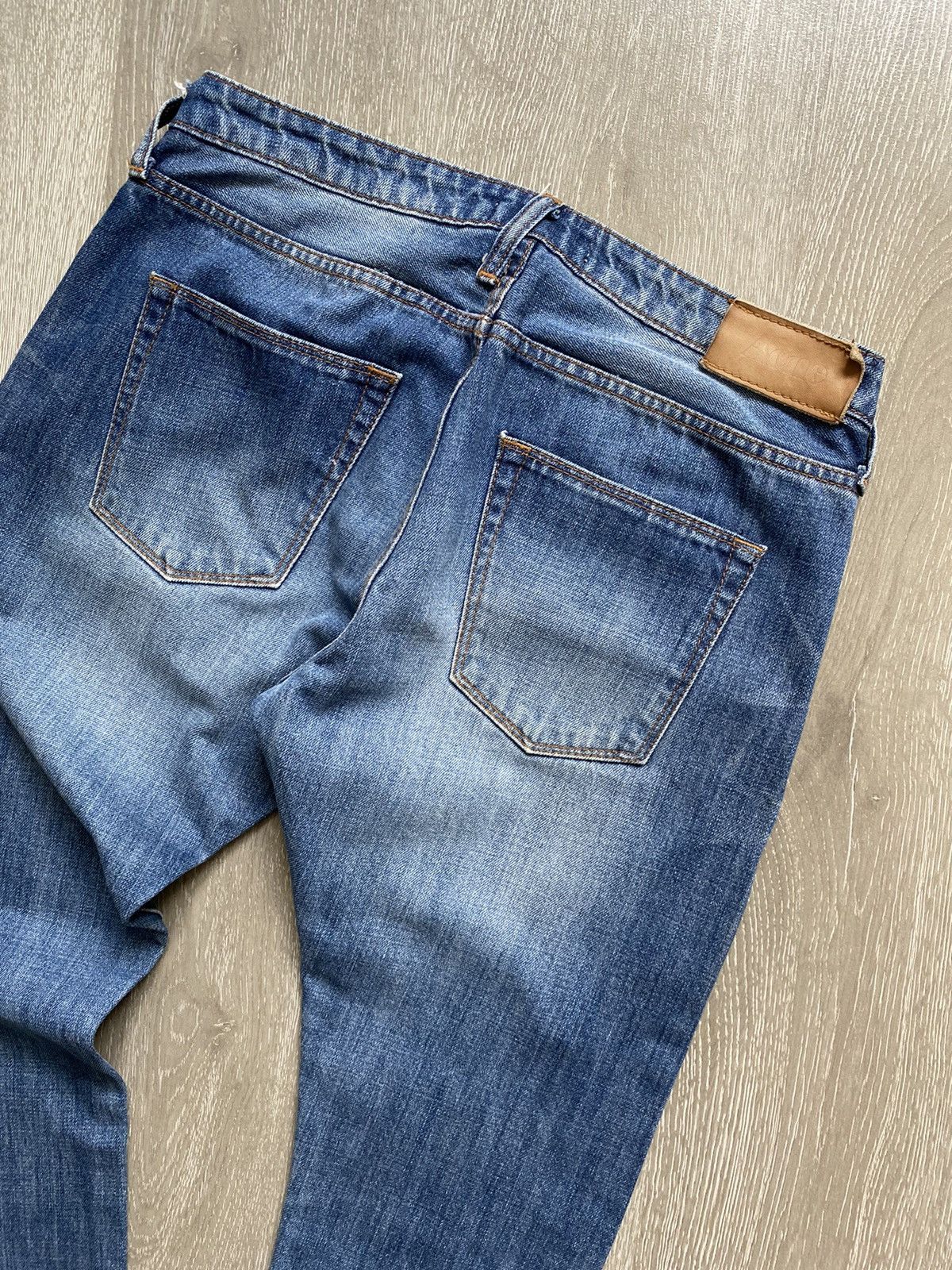 Acne Studios Vintage ACNE Hug Stencil Heavy Denim Pants 27/32 Size US 27 - 3 Thumbnail