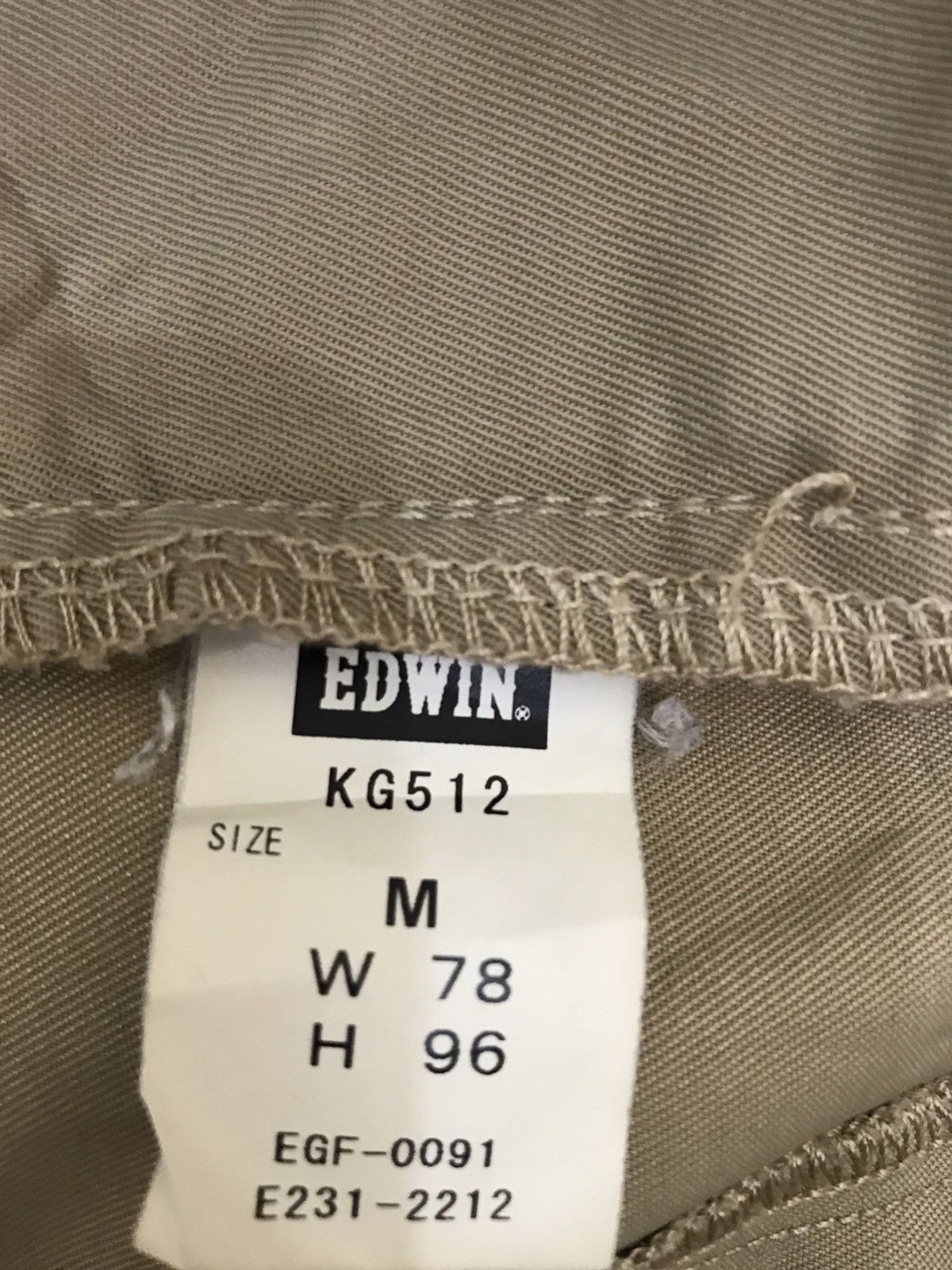 Edwin Japanese Brand Edwin Golf Tactical Cargo Pants Size US 33 - 10 Thumbnail
