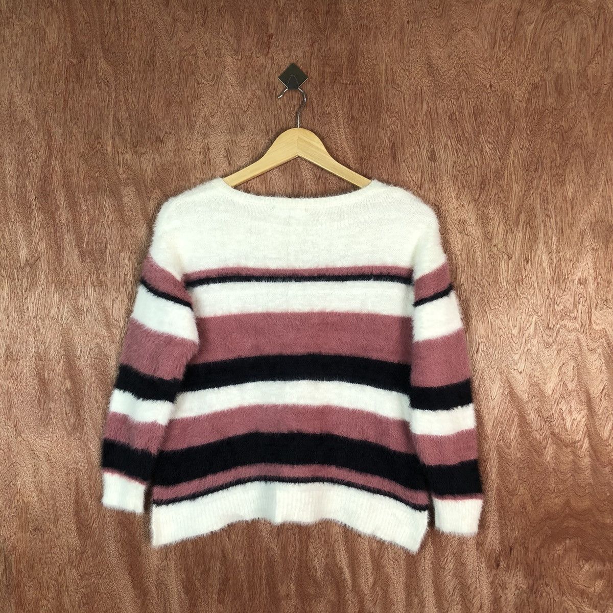 Japanese Brand Ingni Multicolor Shag Shaggy Fur Mohair Knitwear #6665 Size M / US 6-8 / IT 42-44 - 9 Thumbnail