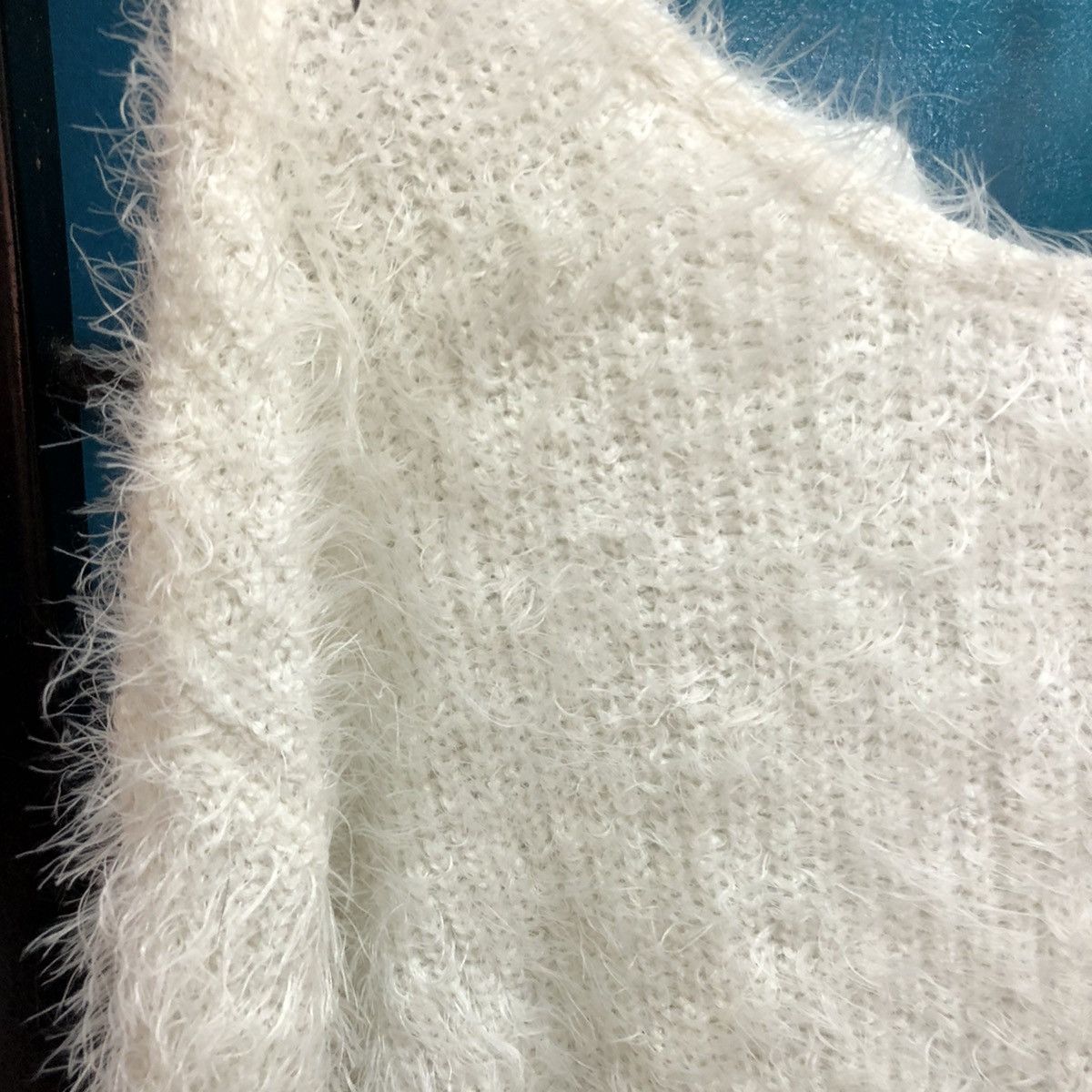 Capsule Capsule Color Shag Shaggy Fur Mohair Knitwear #6567 Size L / US 10 / IT 46 - 10 Thumbnail