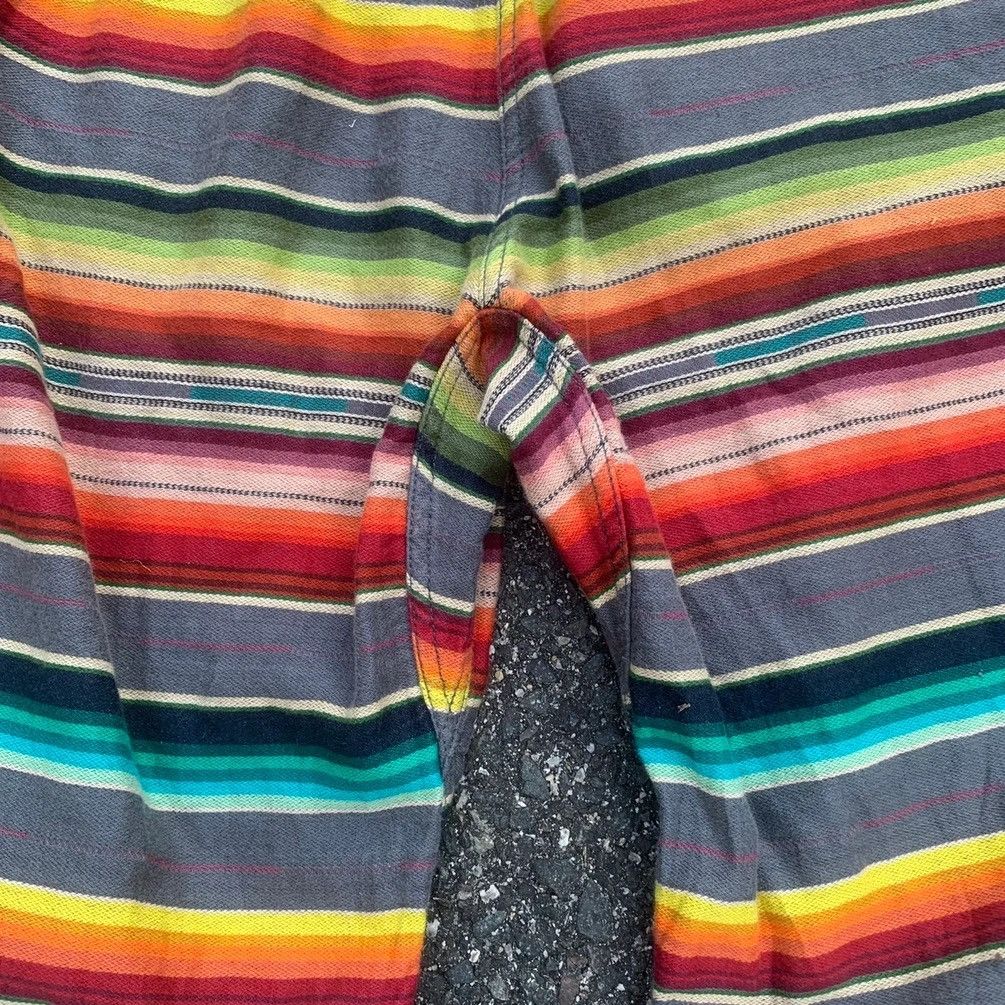 Rainbow × Vintage × Wild Things ⚡️FREE SIZE⚡️ Vintage Wild Things Striped Rainbow Belt Ankle Size US 29 - 12 Thumbnail