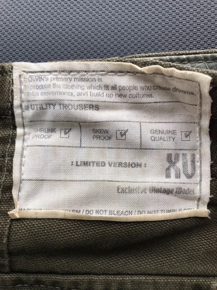 Edwin × Japanese Brand Japanese Brand Edwin Military Combat Trousers Cargo Size US 35 - 10 Thumbnail