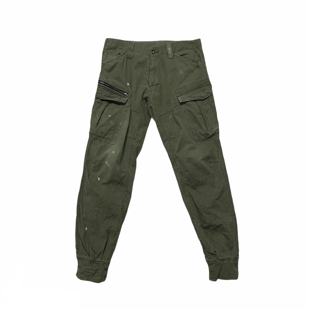 image of Xebec X Genba 36X32 Sweatpants Faded Utility Jogger Pants in Army Green, Men's