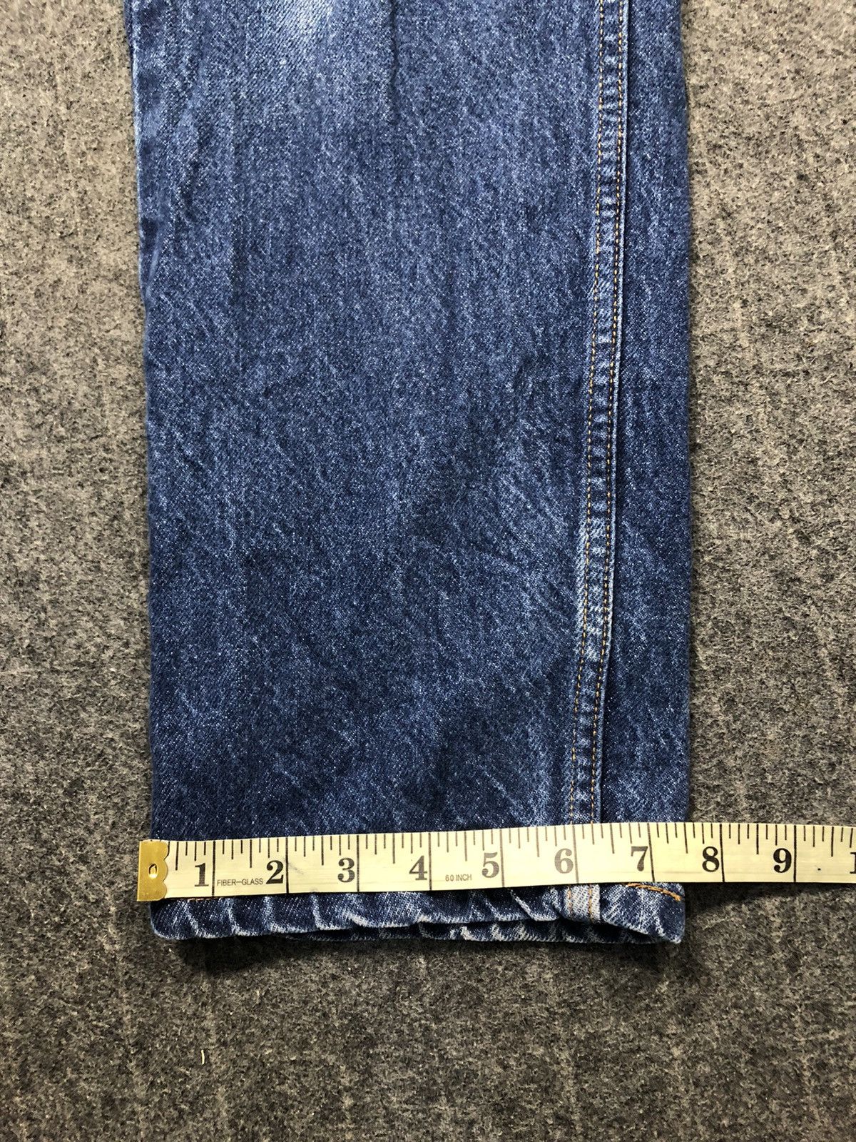 Levi's × Levi's Vintage Clothing 90s Levi’s Strauss Lot 505 Orange Tab Tapered Indigo Jeans Size US 32 / EU 48 - 14 Thumbnail