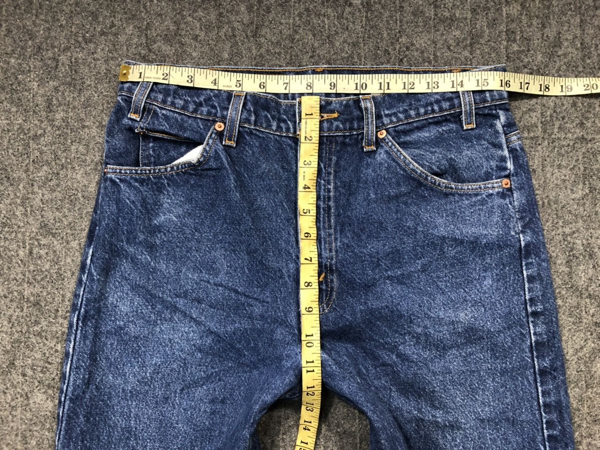 Levi's × Levi's Vintage Clothing 90s Levi’s Strauss Lot 505 Orange Tab Tapered Indigo Jeans Size US 32 / EU 48 - 11 Thumbnail
