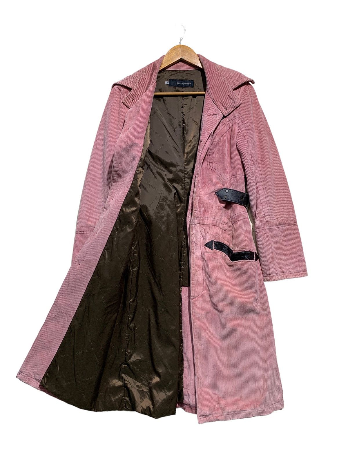 Dsquared2 🔥DSQUARED2 CORDUROY TRENCH COATS Size M / US 6-8 / IT 42-44 - 4 Thumbnail