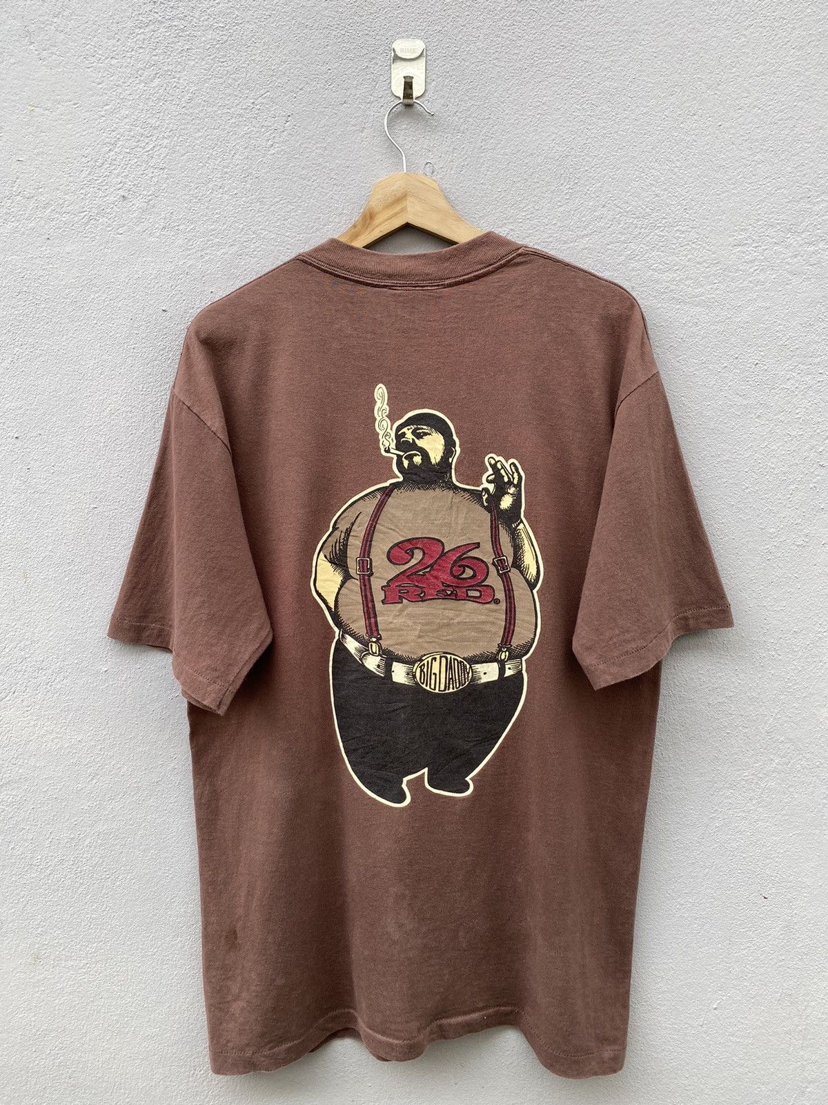 Vision Streetwear 🤎RARE🤎 Vintage 90s 26RED “Big Daddy” Streetwear/Skates Tee Size US L / EU 52-54 / 3 - 1 Thumbnail