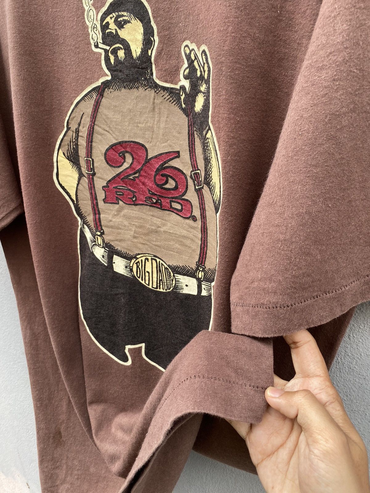 Vision Streetwear 🤎RARE🤎 Vintage 90s 26RED “Big Daddy” Streetwear/Skates Tee Size US L / EU 52-54 / 3 - 11 Thumbnail