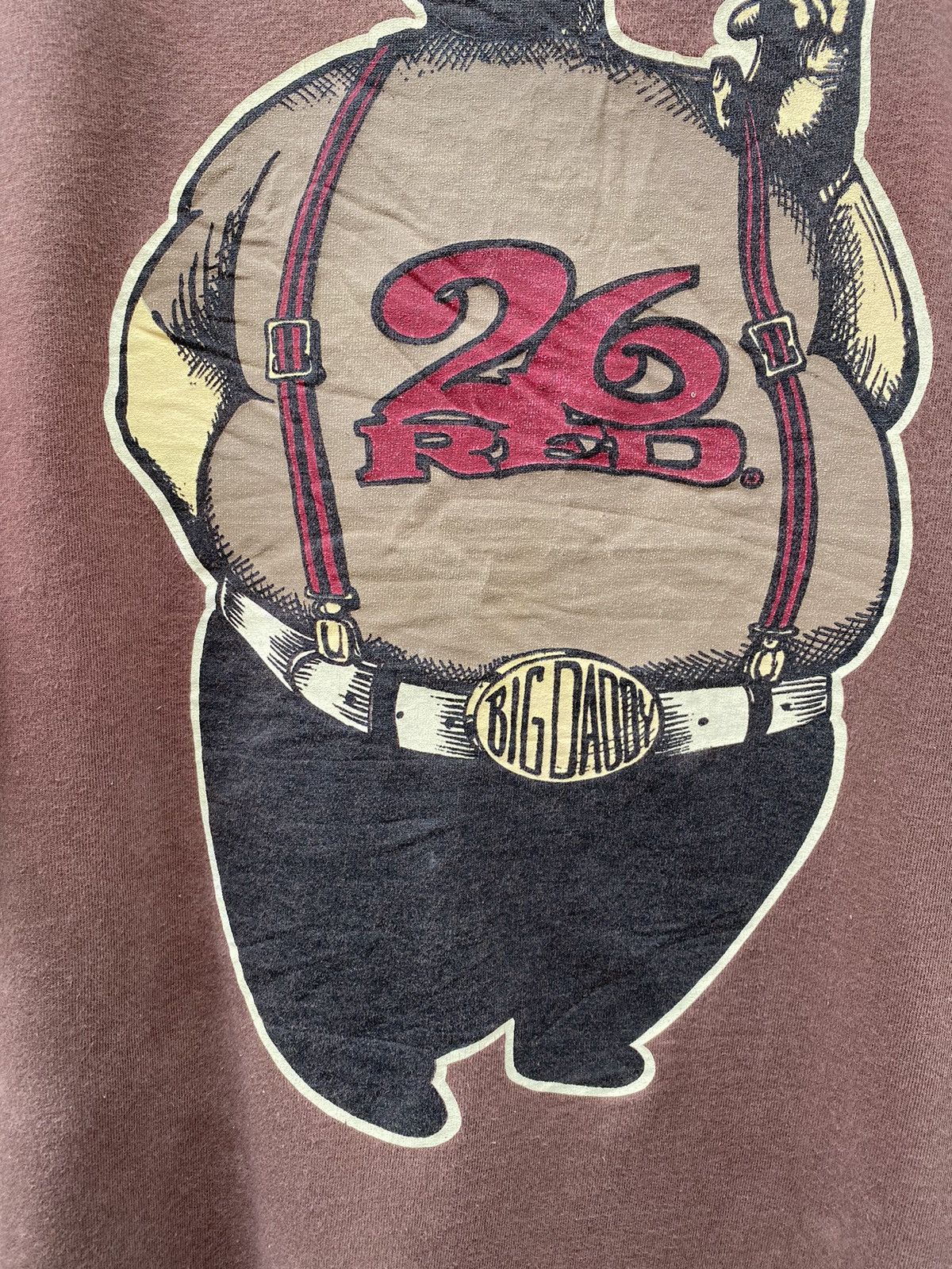 Vision Streetwear 🤎RARE🤎 Vintage 90s 26RED “Big Daddy” Streetwear/Skates Tee Size US L / EU 52-54 / 3 - 14 Thumbnail
