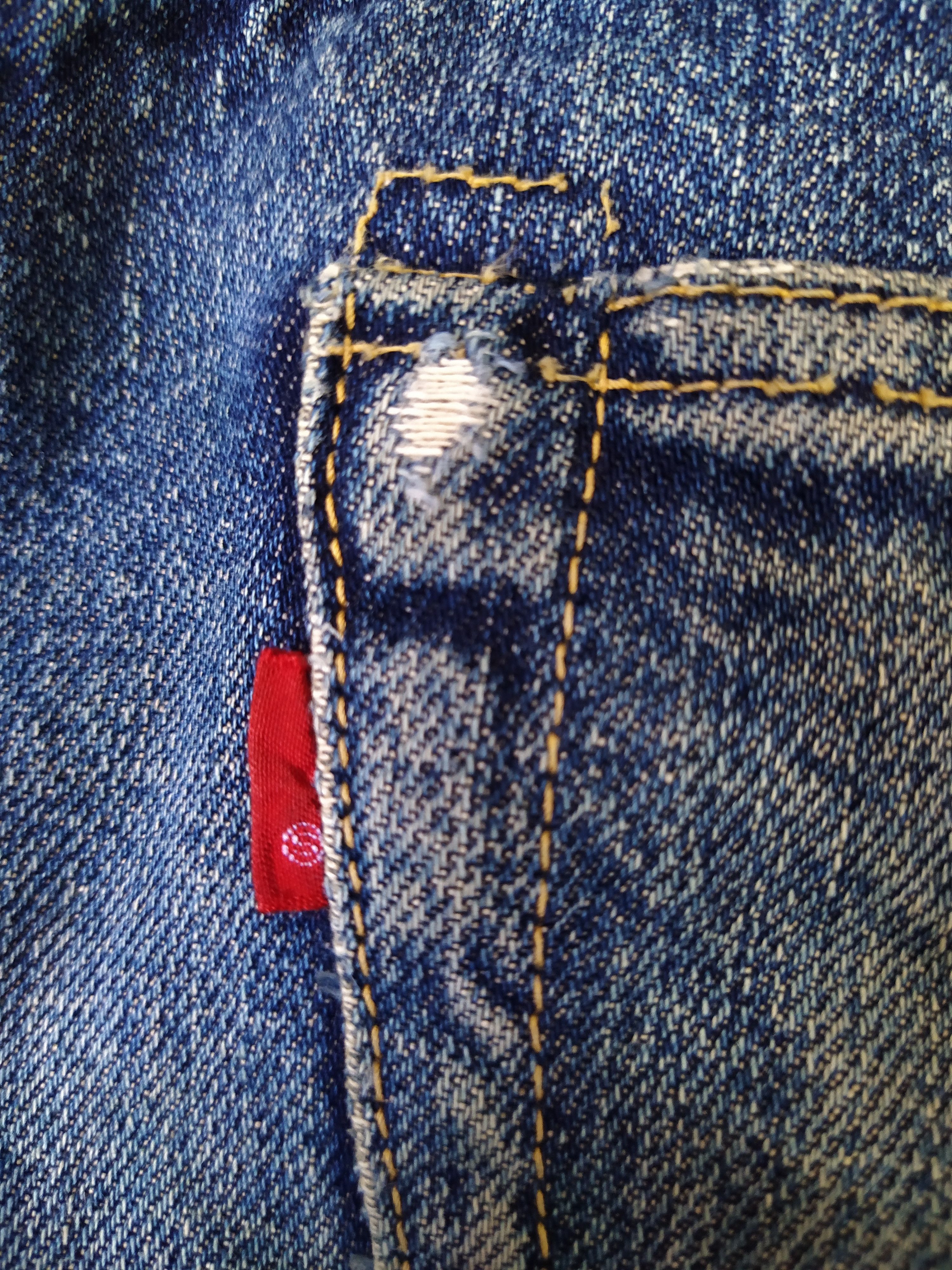 Japanese Brand SILVERSTONE SELVEDGE DENIM JAPAN DISTRESSED (B351) w28 Size US 28 / EU 44 - 11 Thumbnail