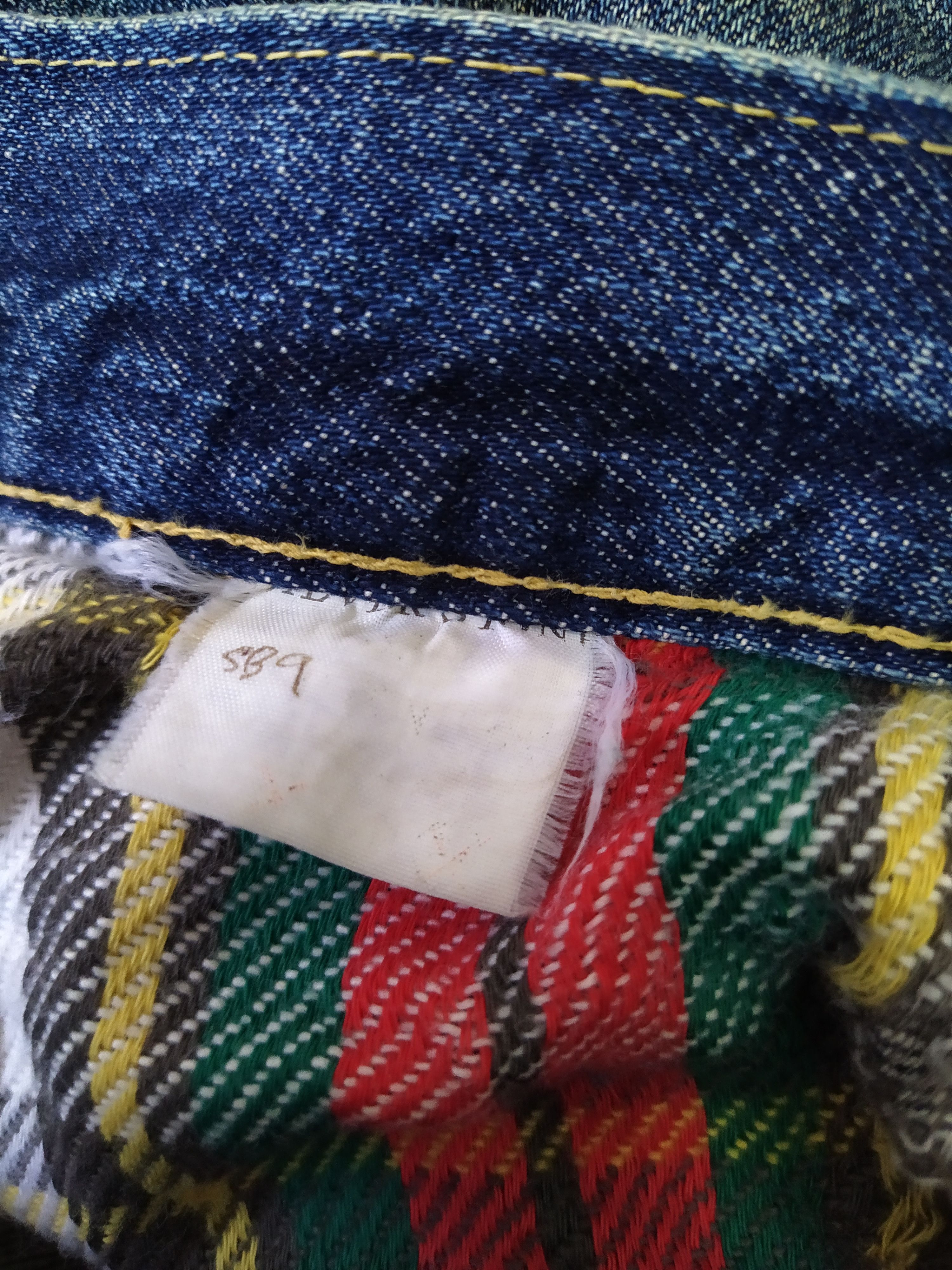 Japanese Brand SILVERSTONE SELVEDGE DENIM JAPAN DISTRESSED (B351) w28 Size US 28 / EU 44 - 9 Thumbnail