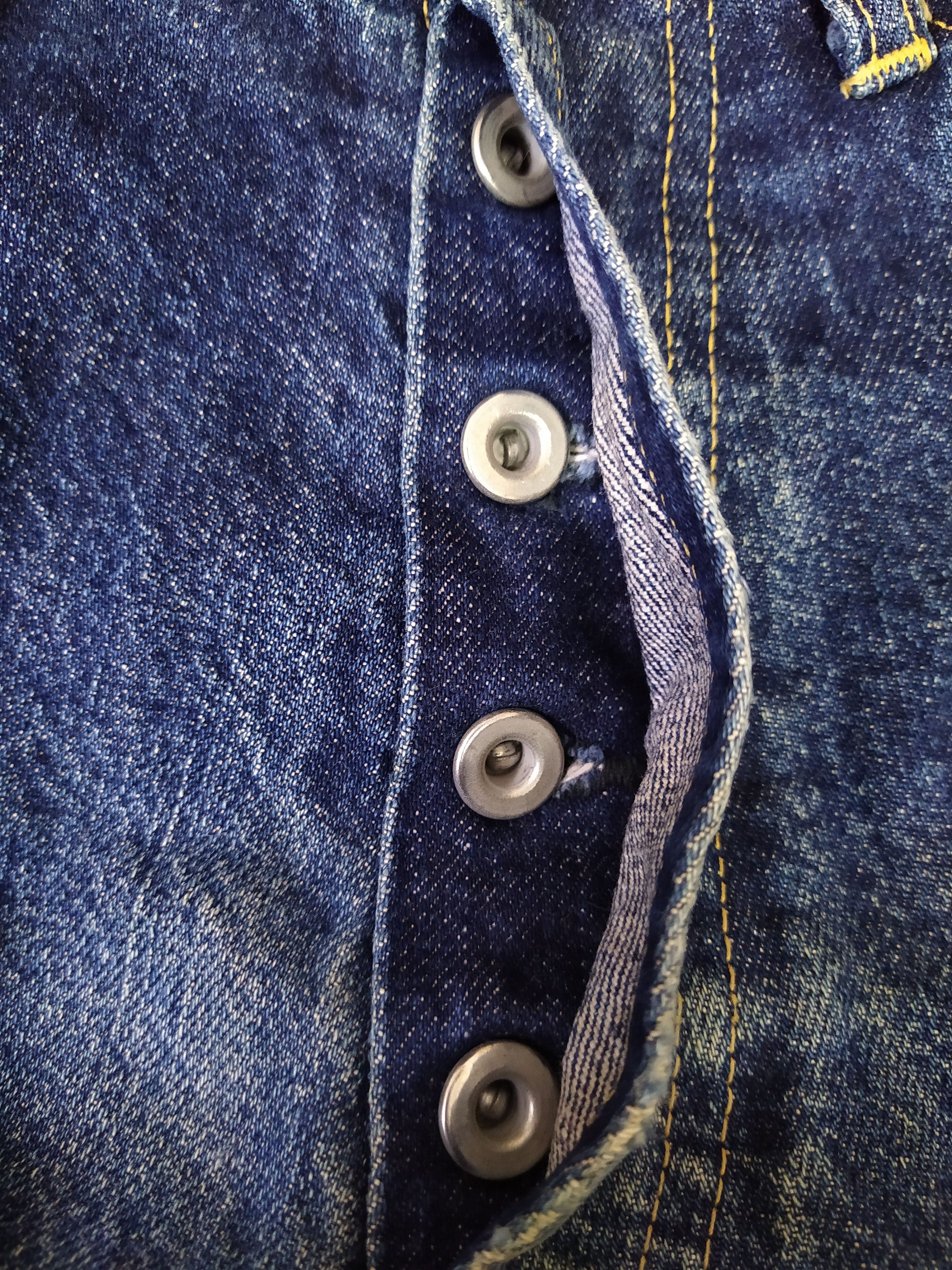Japanese Brand SILVERSTONE SELVEDGE DENIM JAPAN DISTRESSED (B351) w28 Size US 28 / EU 44 - 8 Thumbnail