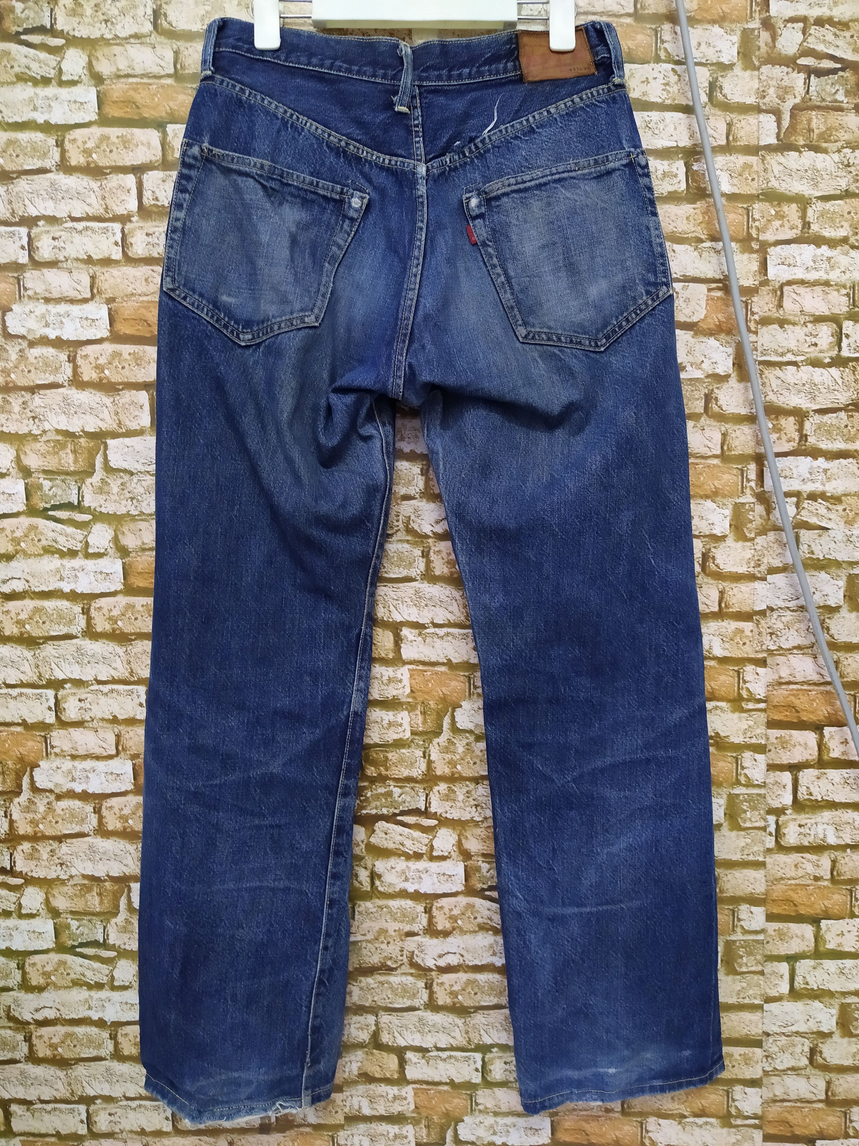 Japanese Brand SILVERSTONE SELVEDGE DENIM JAPAN DISTRESSED (B351) w28 Size US 28 / EU 44 - 4 Thumbnail