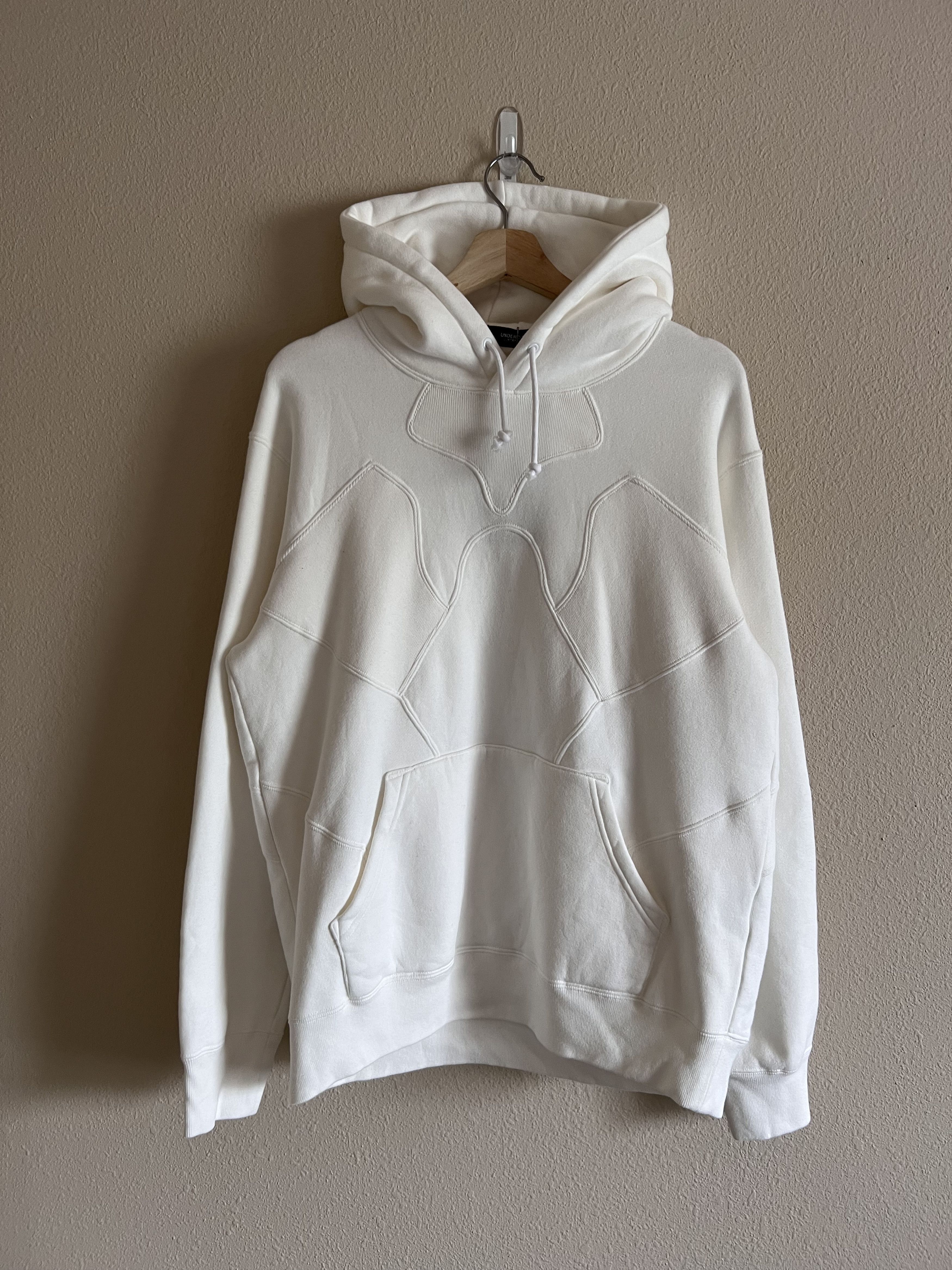 Undercover Undercover New Genesis Evangelion Paneled Hoodie White | Grailed