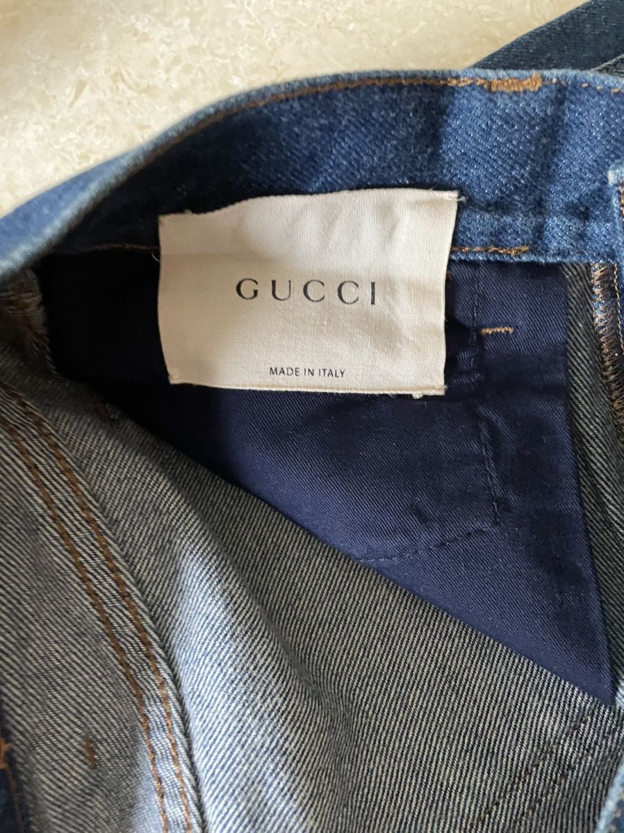 Gucci Gucci floral painted denim 31 Size US 31 - 11 Thumbnail