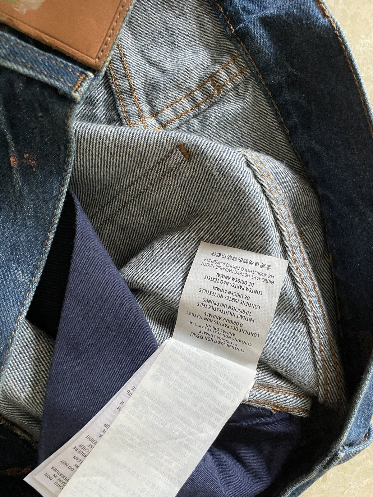 Gucci Gucci floral painted denim 31 Size US 31 - 13 Thumbnail