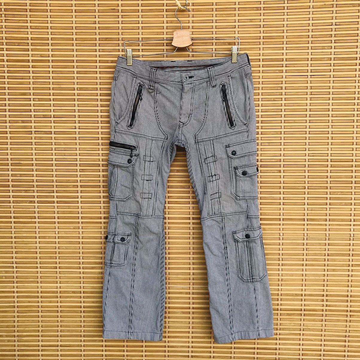 14th Addiction × Le Grande Bleu (L.G.B.) × PPFM Nicole club for men multipocket cargo pant low rise Size US 29 - 2 Thumbnail