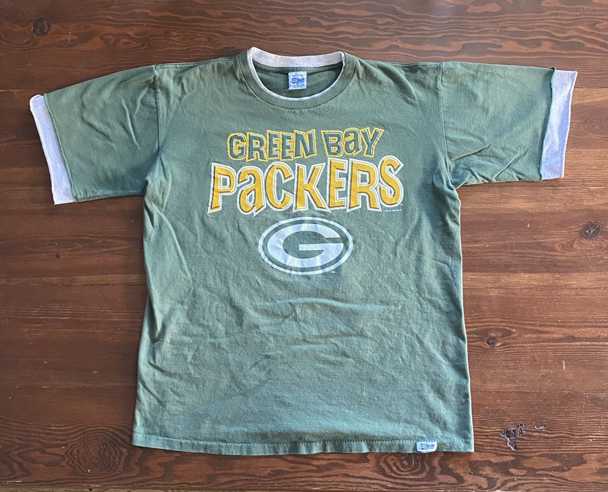 Vintage Vintage '93 Green Bay Packers Single Stitch Double Tee