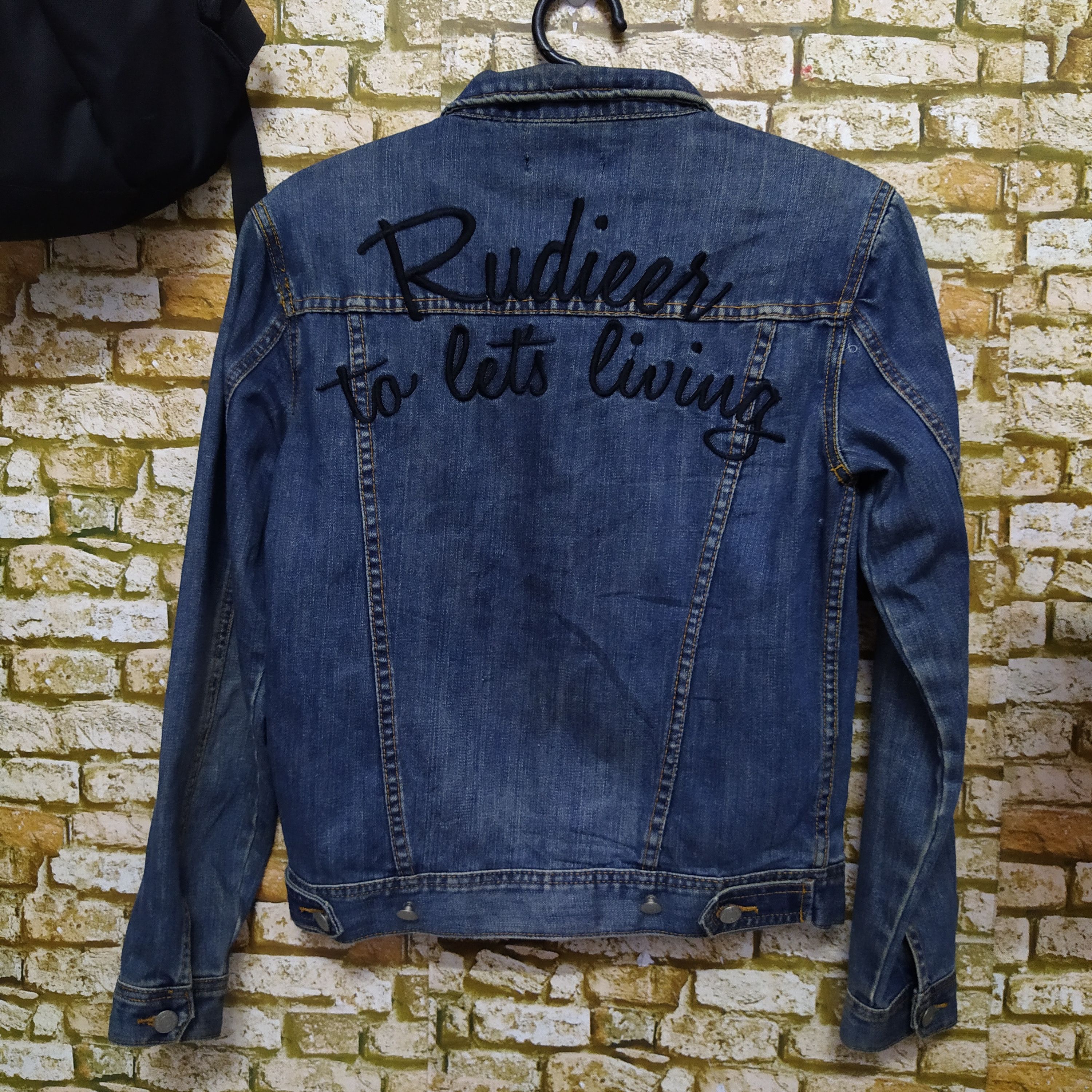 Japanese Brand SPINNS HOMEFORUM DENIM JACKET DISTRESSED (D371) Size US M / EU 48-50 / 2 - 1 Thumbnail