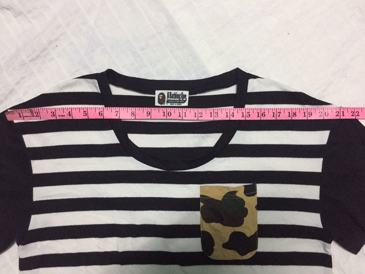 Bape 1st Camo Striped Pocket Tee Size ONE SIZE - 23 Thumbnail