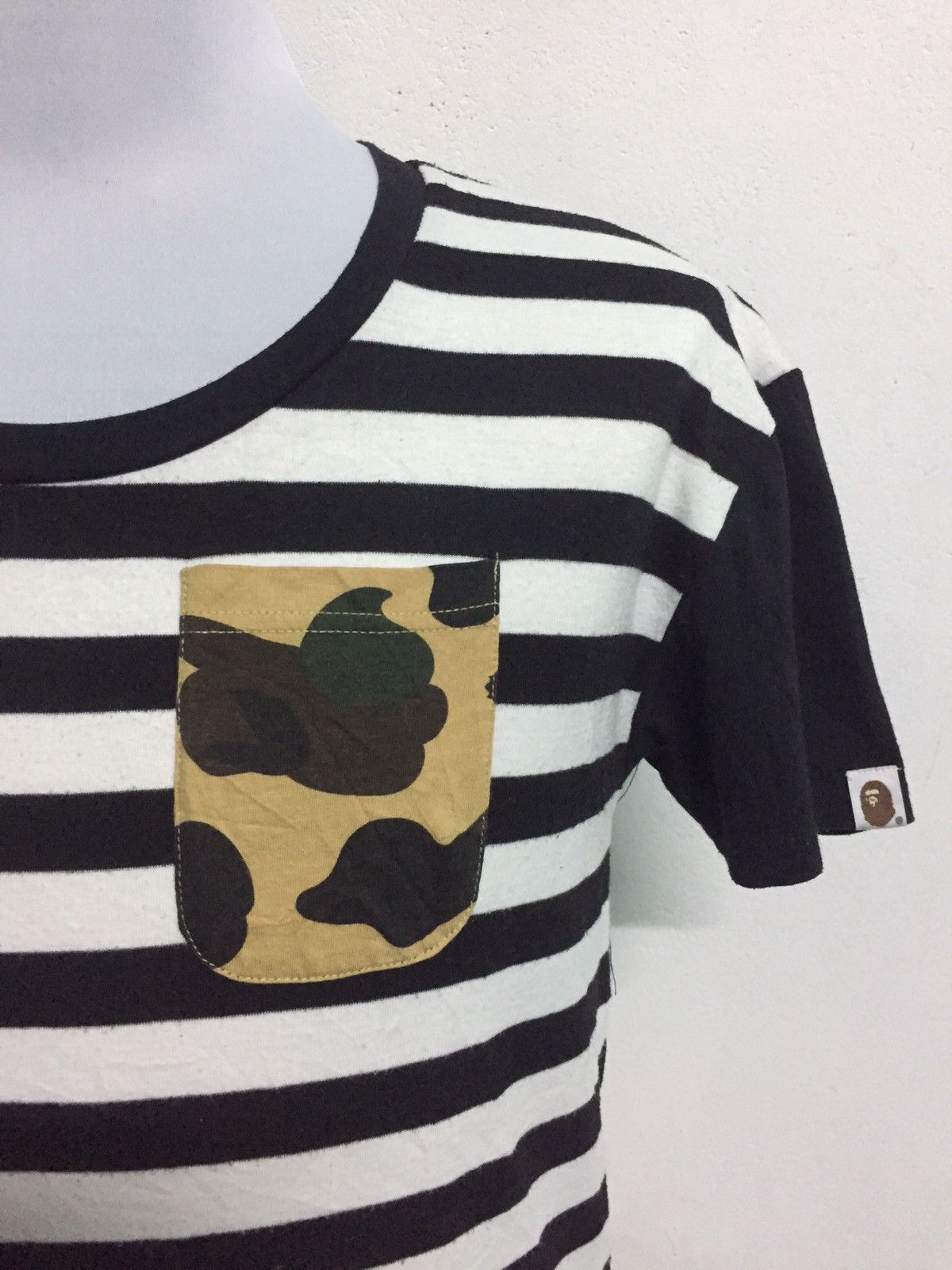 Bape 1st Camo Striped Pocket Tee Size ONE SIZE - 3 Thumbnail