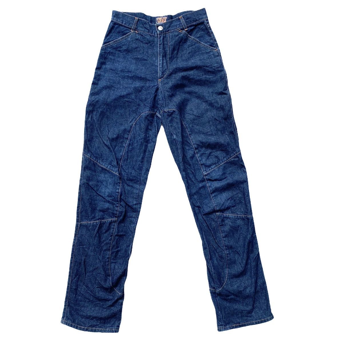 image of W Lt x W Lt Walter Van Beirendonck Vintage W&lt Panel Jeans in Blue, Men's (Size 28)