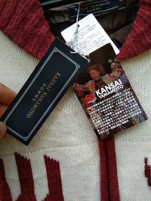 Aran Isles Knitwear × Homespun Knitwear × Kansai Yamamoto Kansai Yamamoto Knit Jacket Size US XXL / EU 58 / 5 - 12 Thumbnail