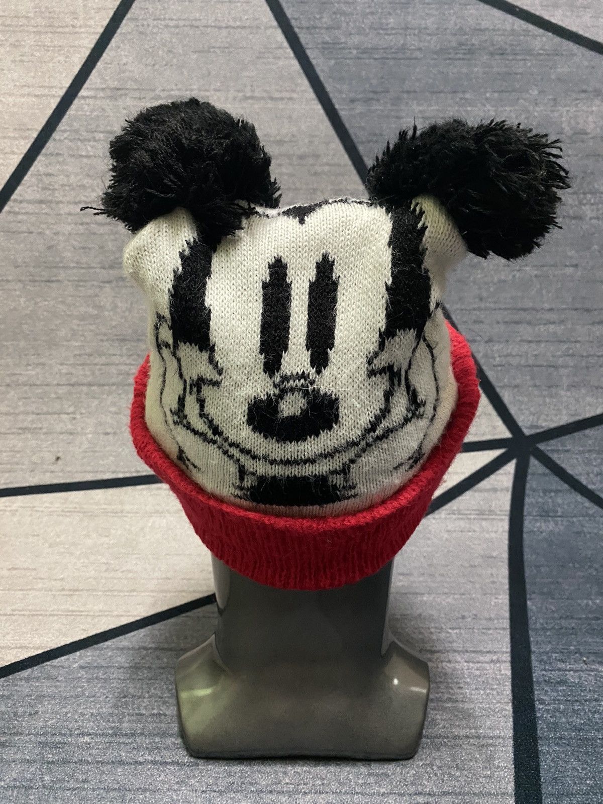 Japanese Brand × Mickey Mouse Mickey Mouse Bunny Ear Horn Design Beanie Size ONE SIZE - 3 Thumbnail