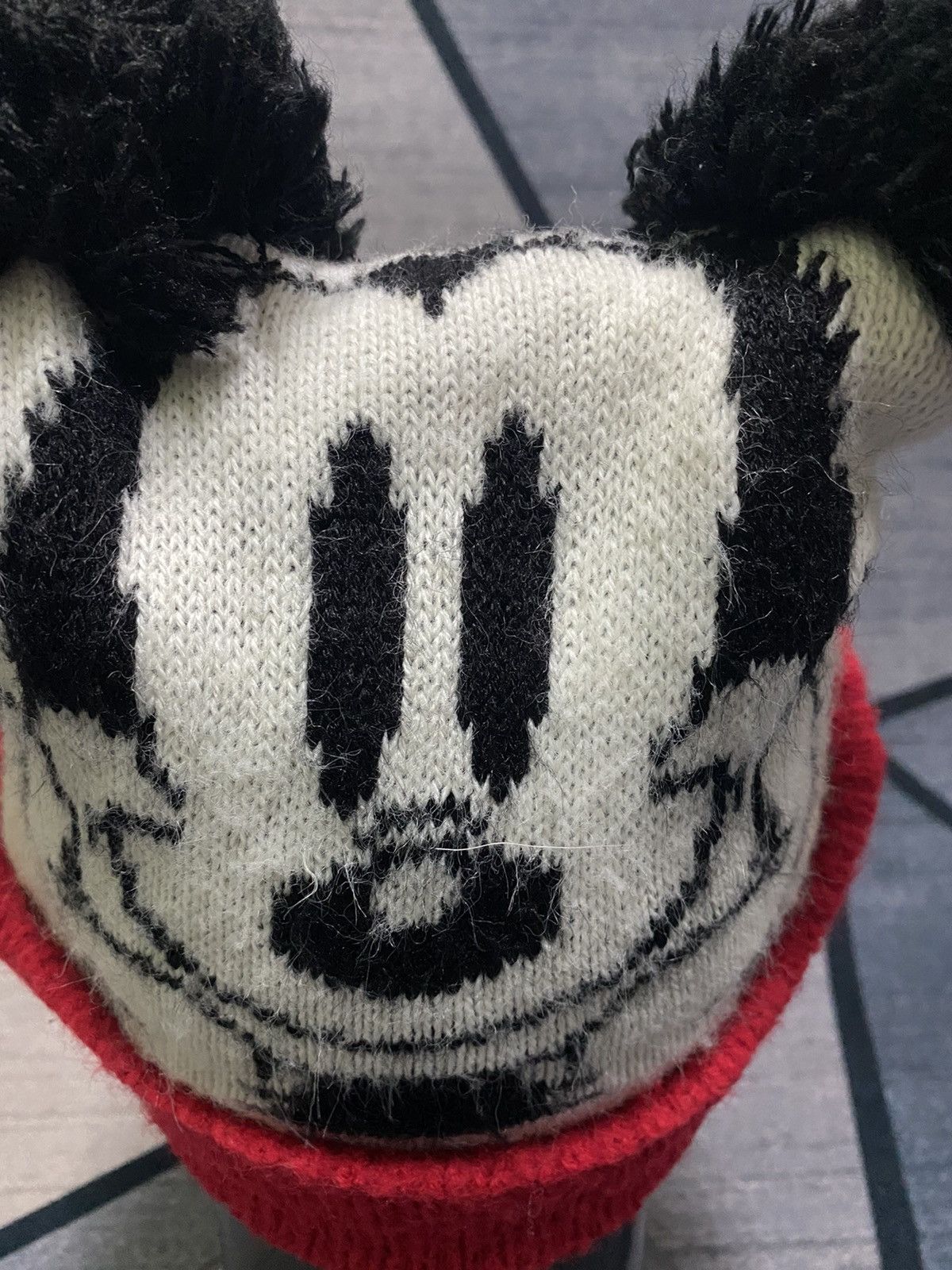 Japanese Brand × Mickey Mouse Mickey Mouse Bunny Ear Horn Design Beanie Size ONE SIZE - 6 Thumbnail