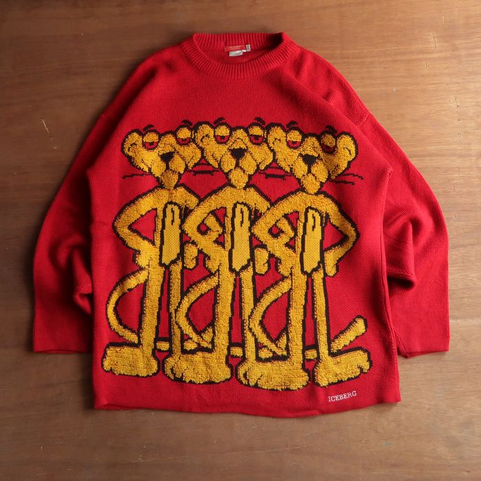 Iceberg pink panther on sale sweater