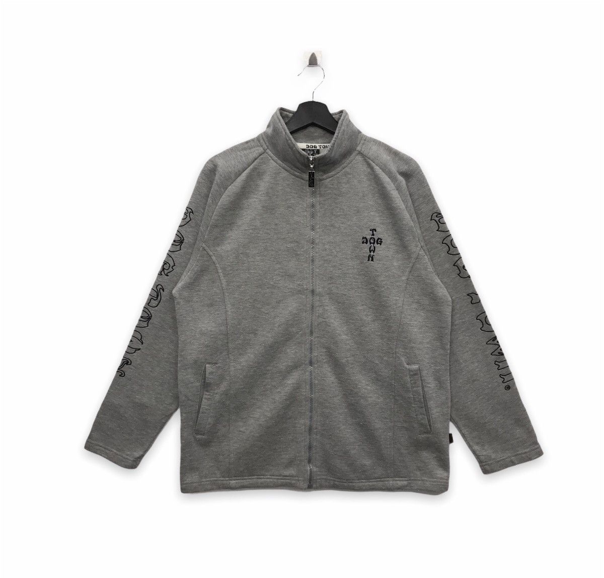 Dogtown × Japanese Brand Rare!! DogTown Spellout Embroidery Zipper Sweter Size US L / EU 52-54 / 3 - 1 Thumbnail