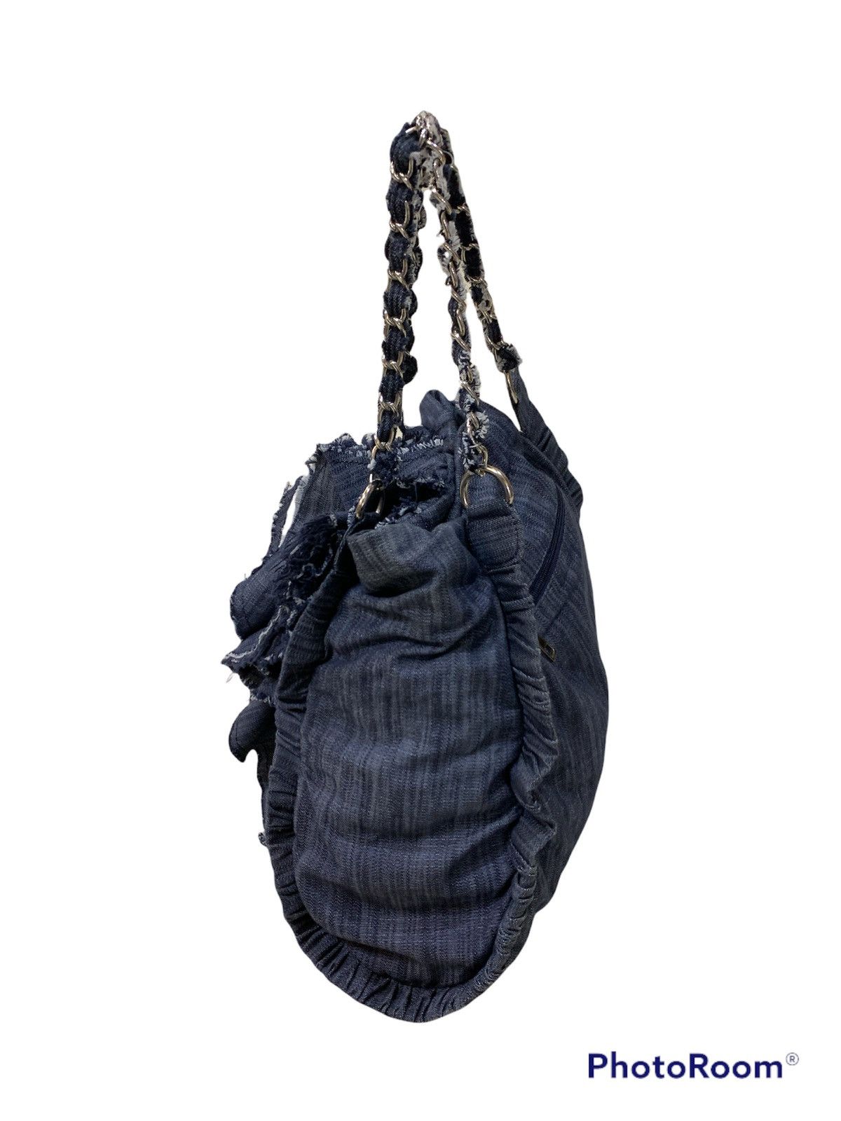 Japanese Brand BULKY DENIM SASHIKO HOBO BAG BY COSETTE Size ONE SIZE - 2 Thumbnail