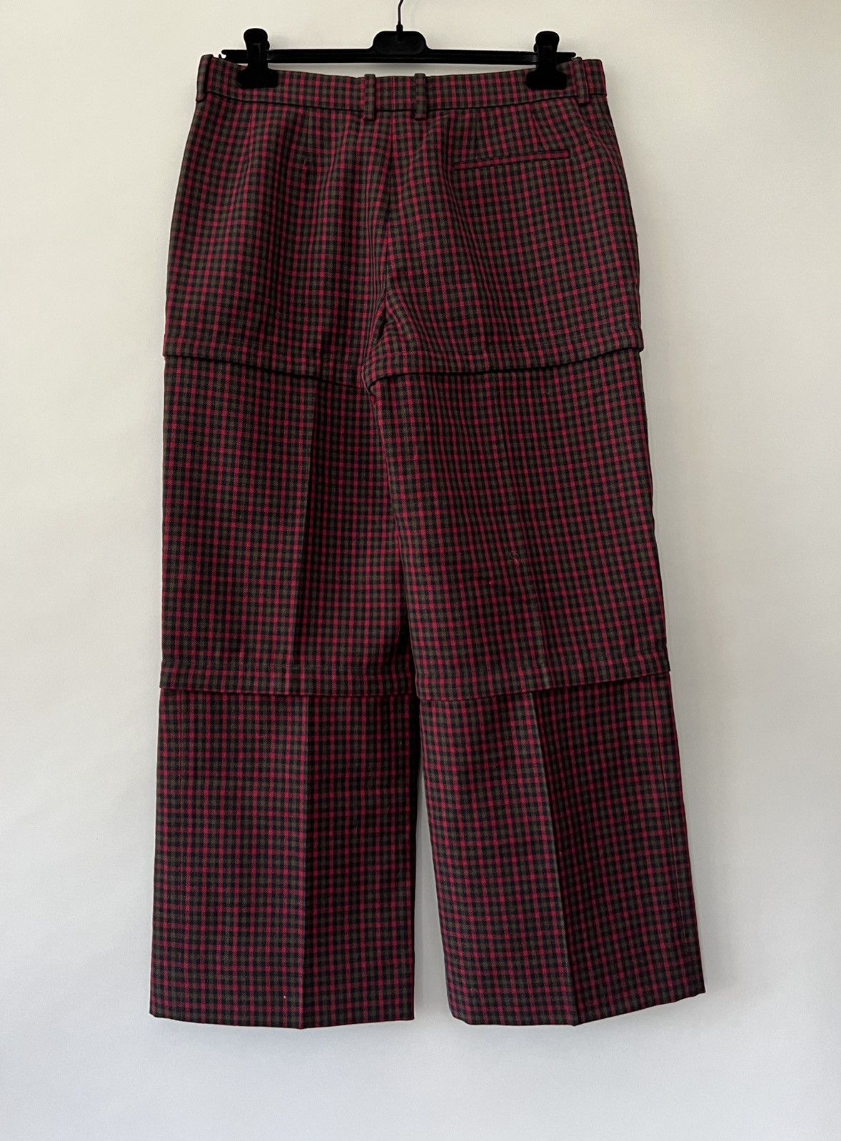 Balenciaga Balenciaga Zipped Tartan Trousers Size US 34 / EU 50 - 4 Thumbnail