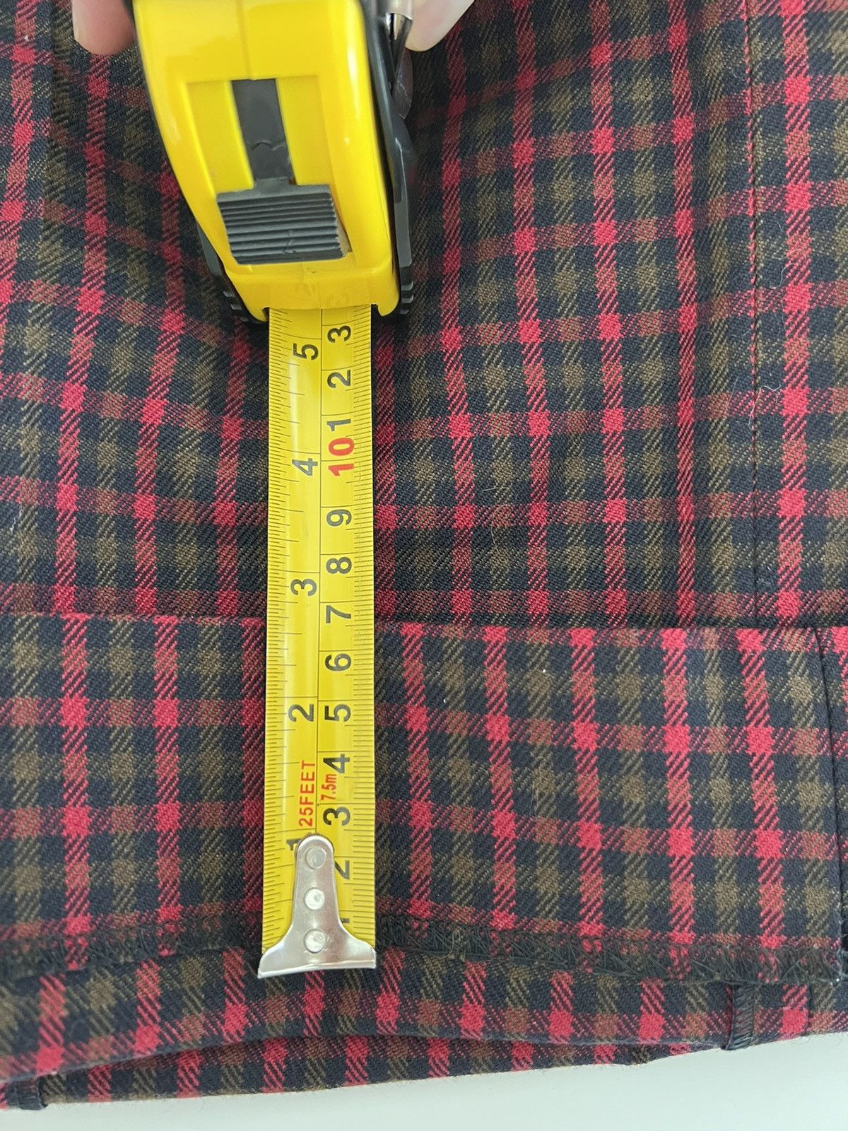 Balenciaga Balenciaga Zipped Tartan Trousers Size US 34 / EU 50 - 6 Thumbnail