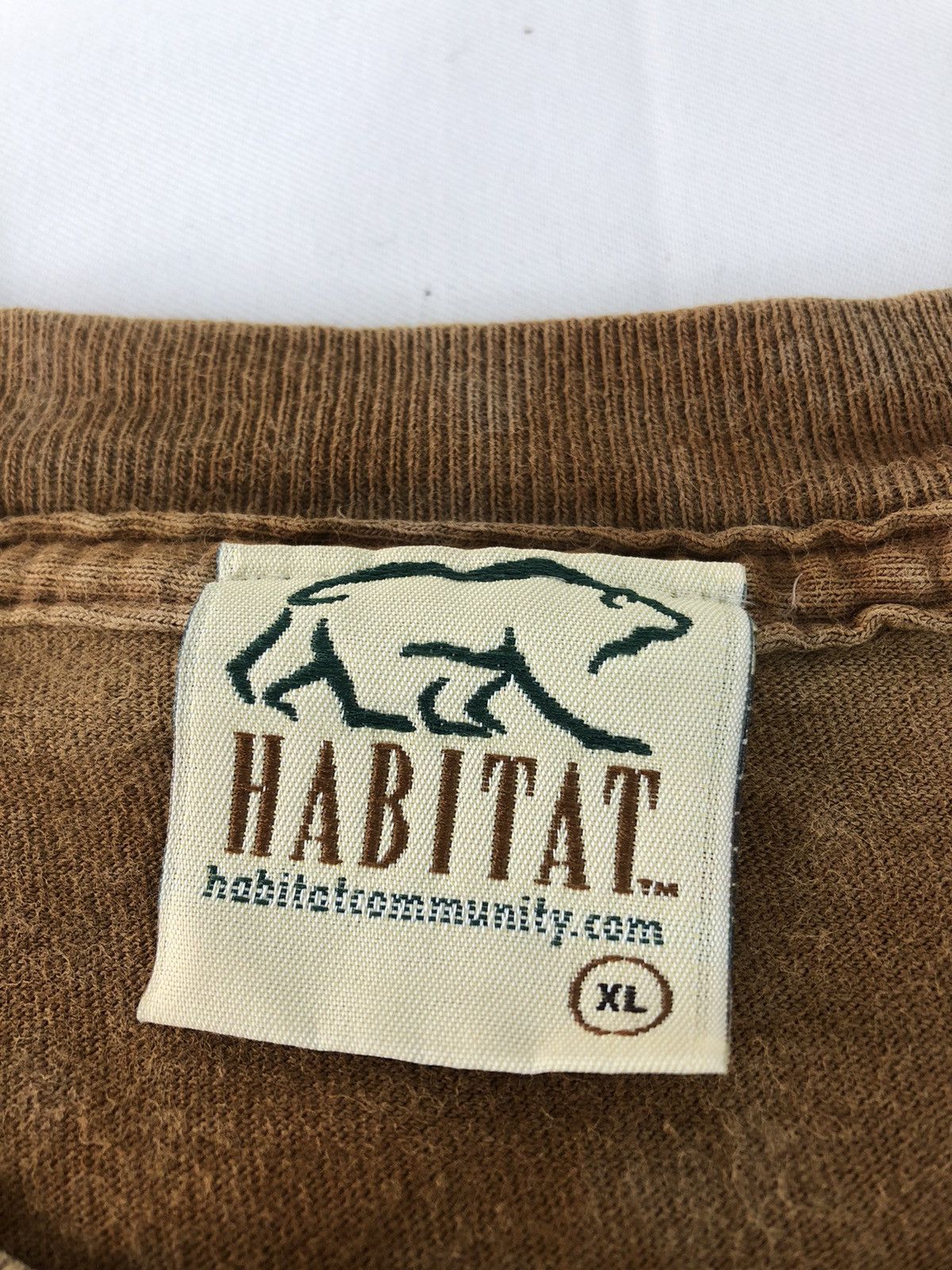 Vintage 90s Habitat Community Safari Jungle Tye Dye Printed Tee Size US XL / EU 56 / 4 - 4 Thumbnail