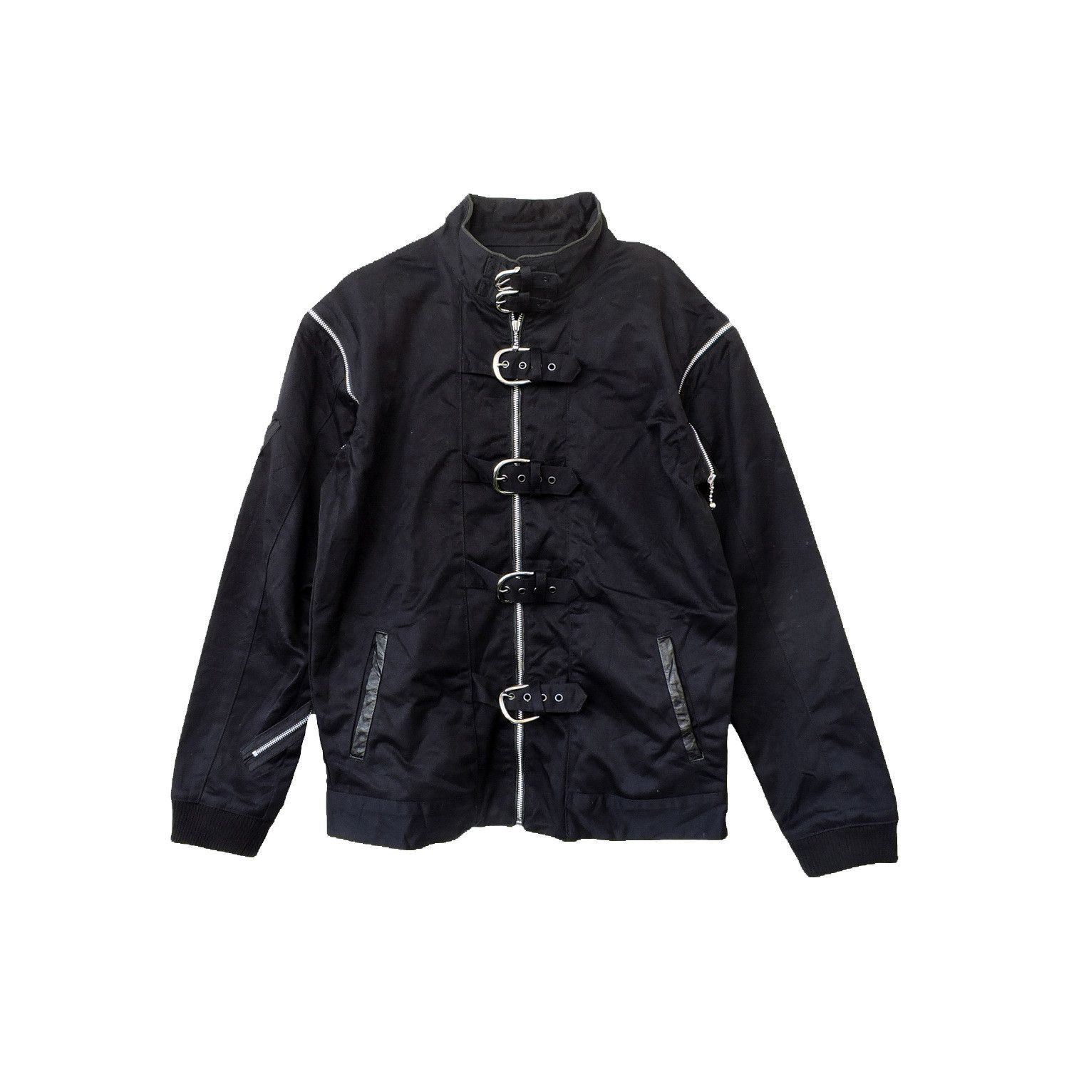 14th Addiction ANTICLASS JAPANESE PUNK GOTHIC BONDAGE BUCKLES JACKET Size US M / EU 48-50 / 2 - 1 Thumbnail