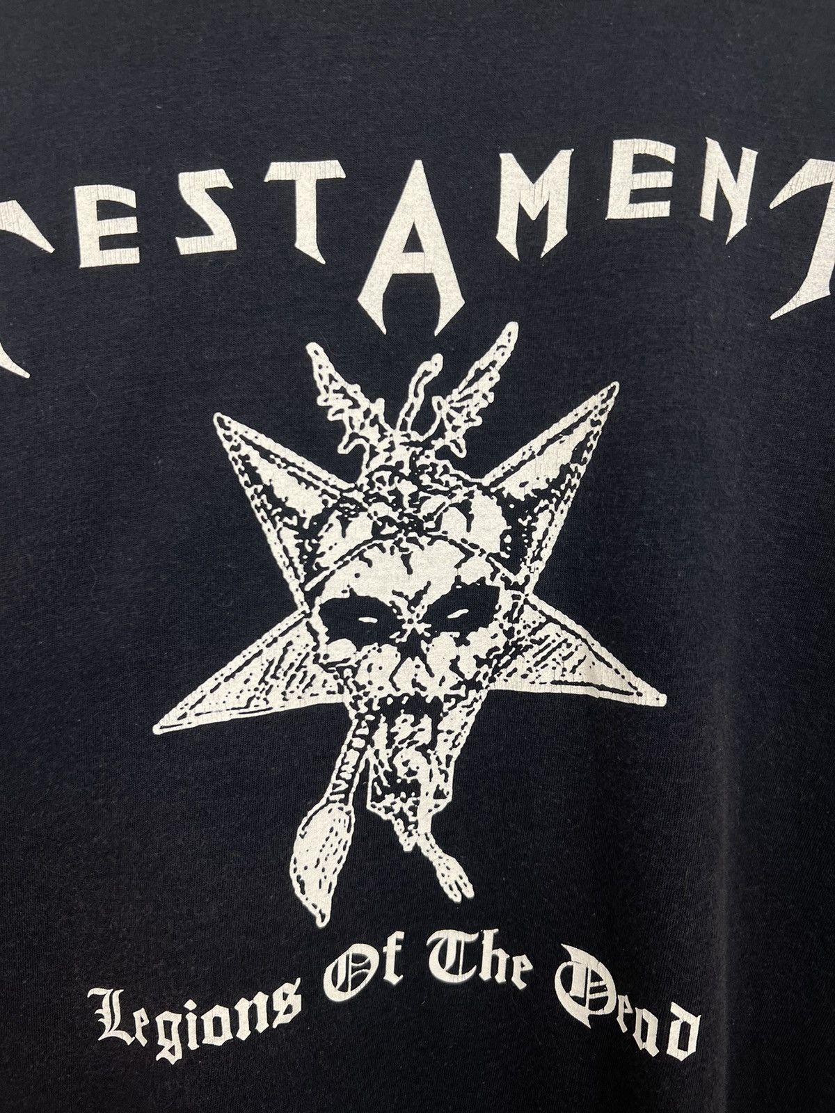 Band Tees × Vintage Vintage 90s Testament Legions Of The Dead Tour Tee Size US XL / EU 56 / 4 - 8 Thumbnail