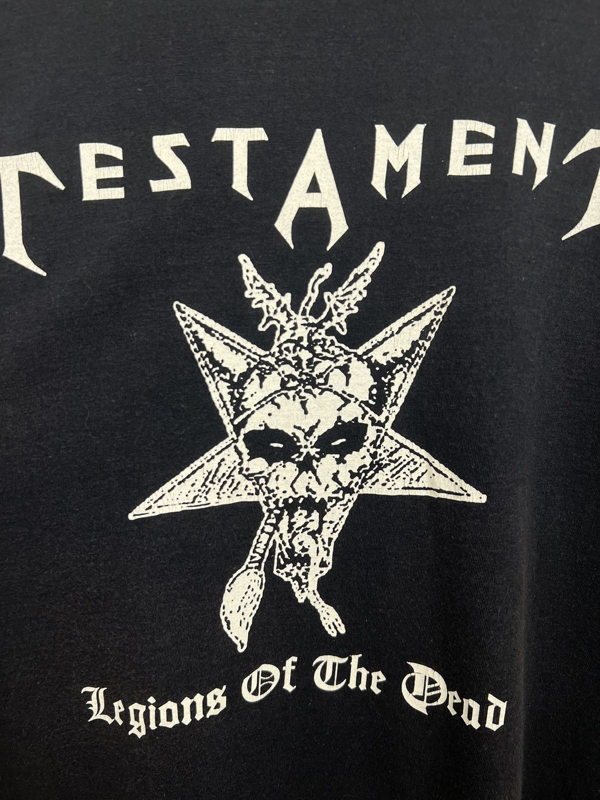 Band Tees × Vintage Vintage 90s Testament Legions Of The Dead Tour Tee Size US XL / EU 56 / 4 - 7 Thumbnail