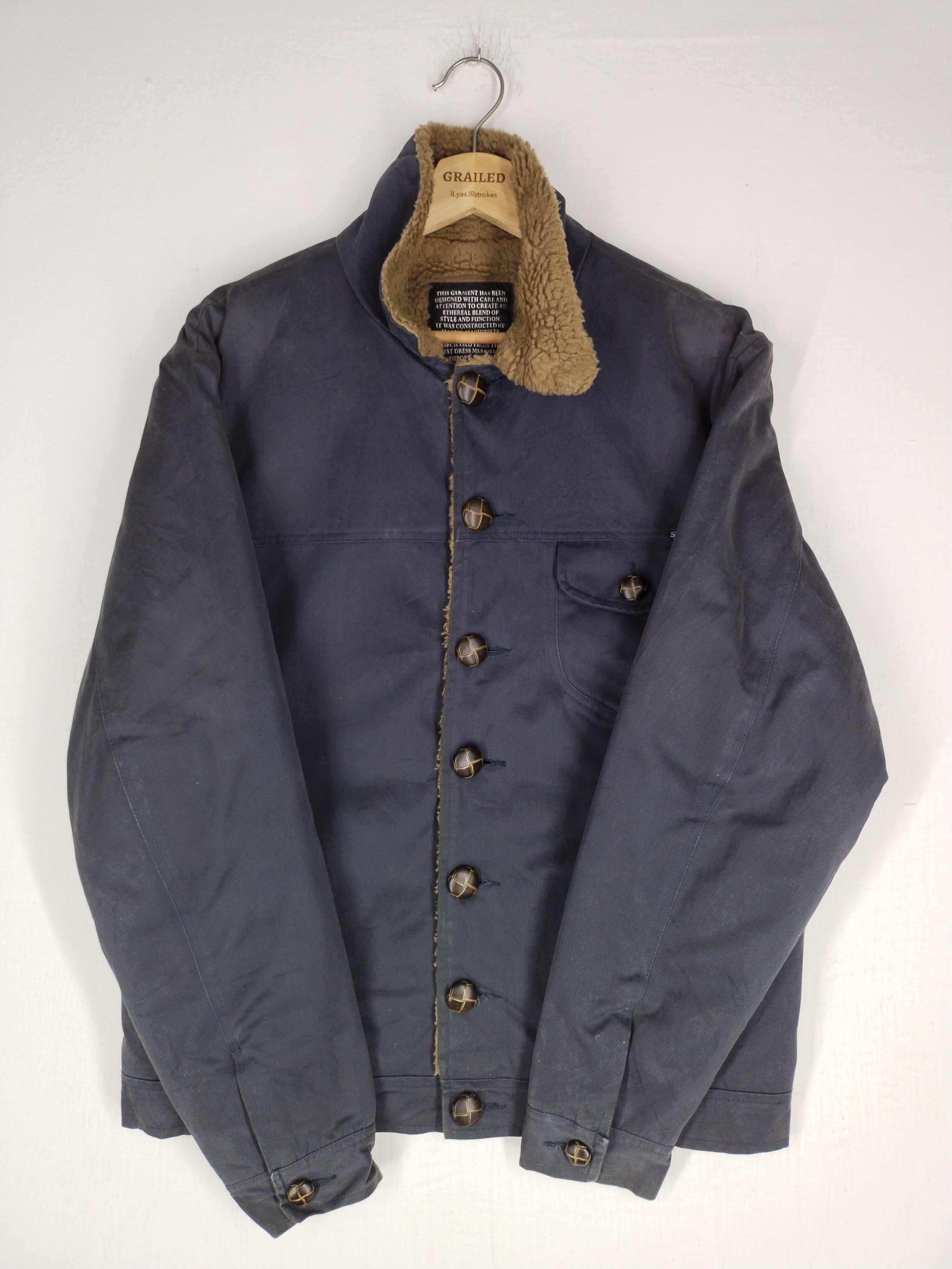 Silas VTG SILAS WORKWEAR WORKER SHEARLING JACKET Size US M / EU 48-50 / 2 - 3 Thumbnail